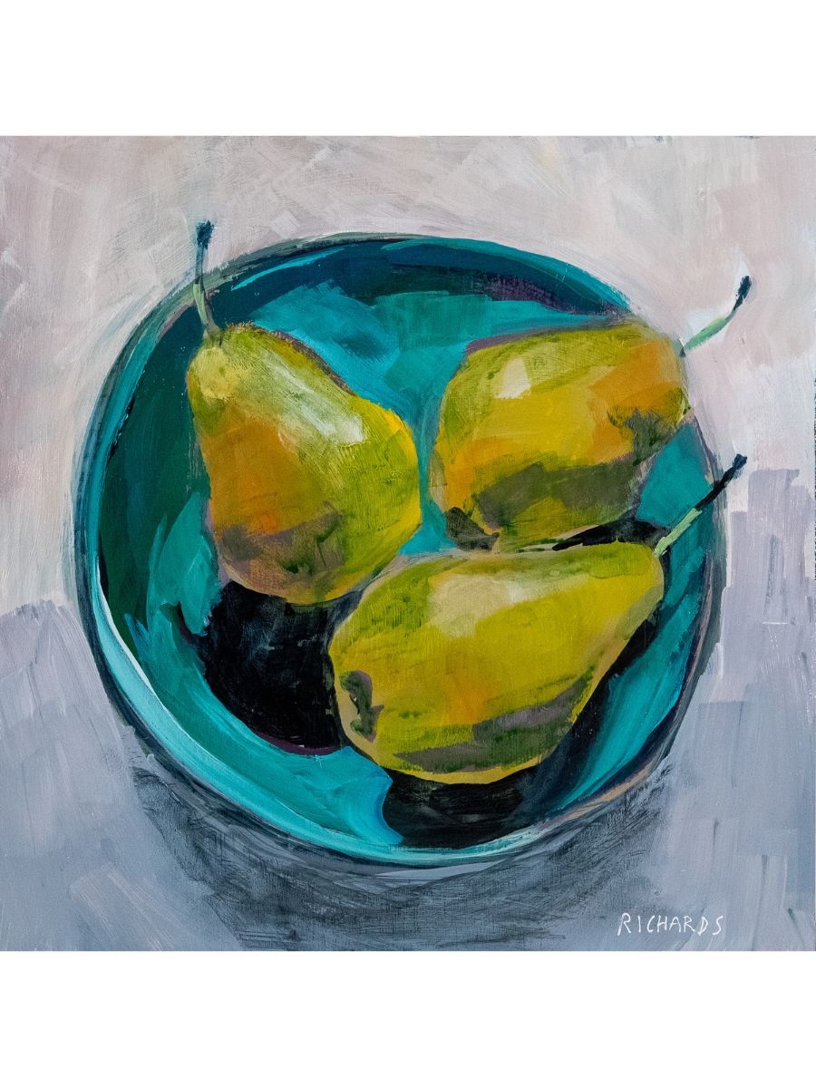 Lori Richards, Green Pears-2