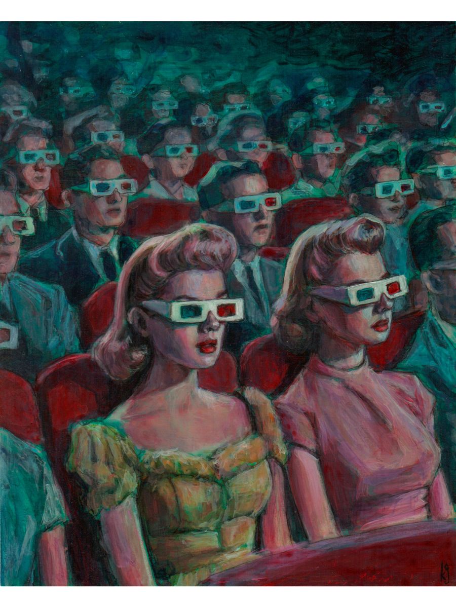 ACQUIRED | Kelly Grace, Study for "Midnight Cinema"-3