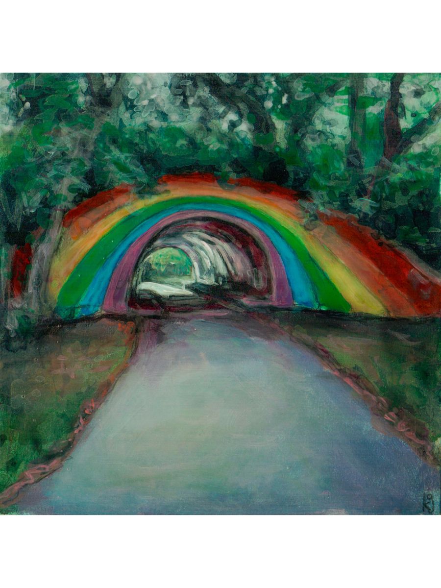 Kelly Grace, Study for "The Other Side of the Rainbow"-3