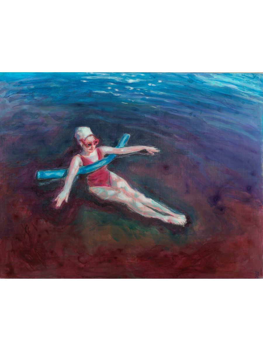 Kelly Grace, Study for "The Pool Noodle"-3