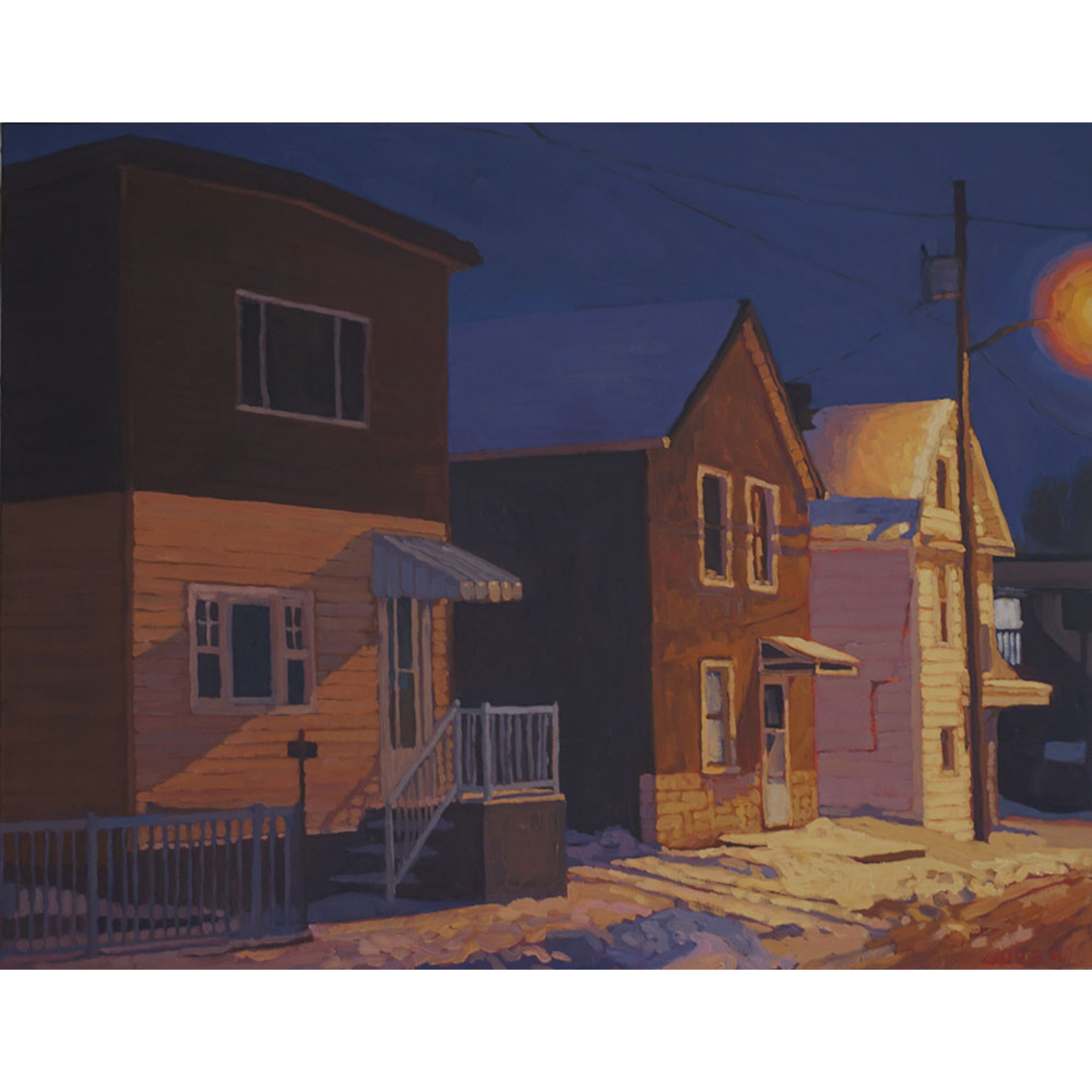 Lauren Mercer-Smail, A Small Town at Night ii