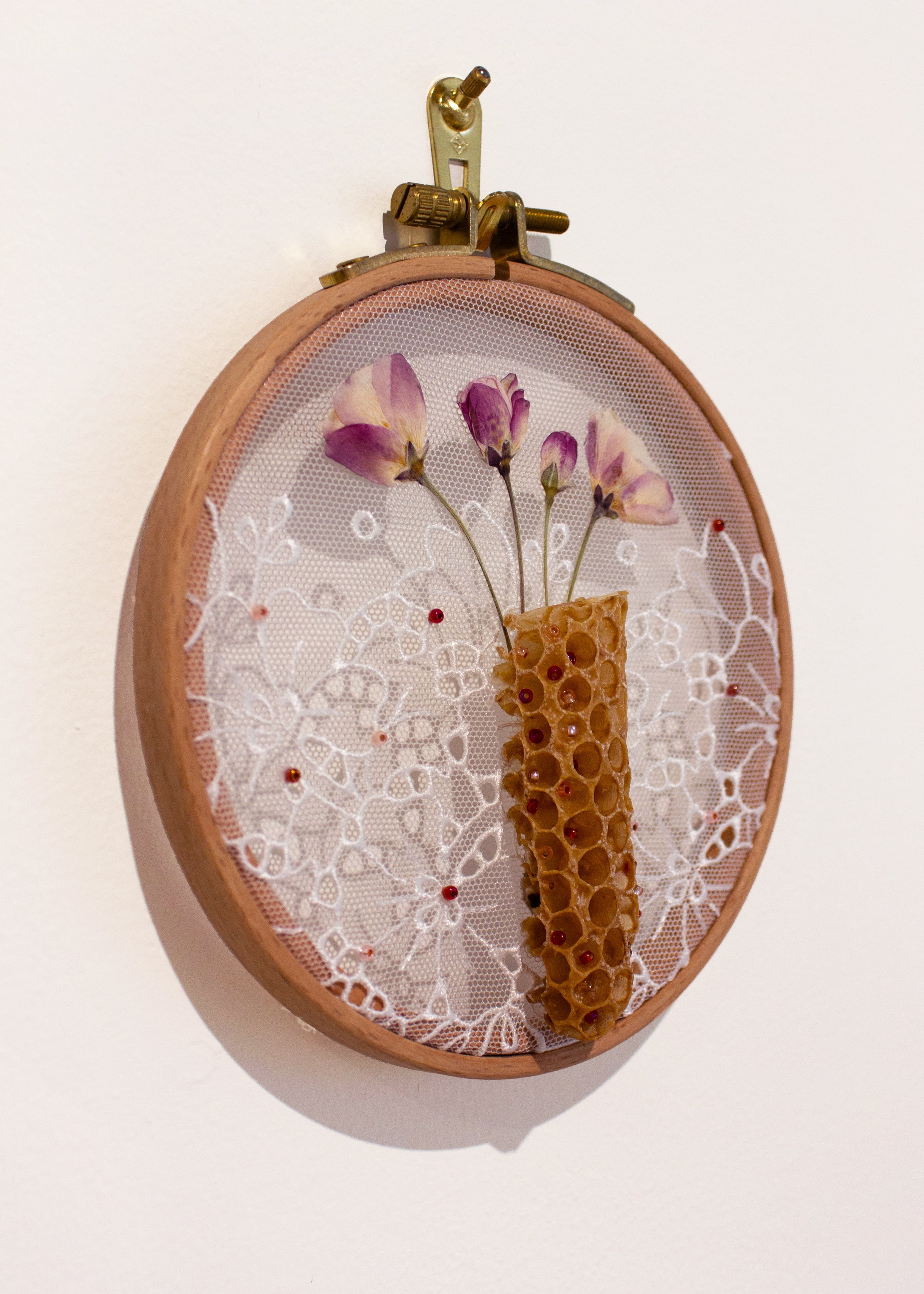 Ava Roth, Honeycomb Vase, Lace