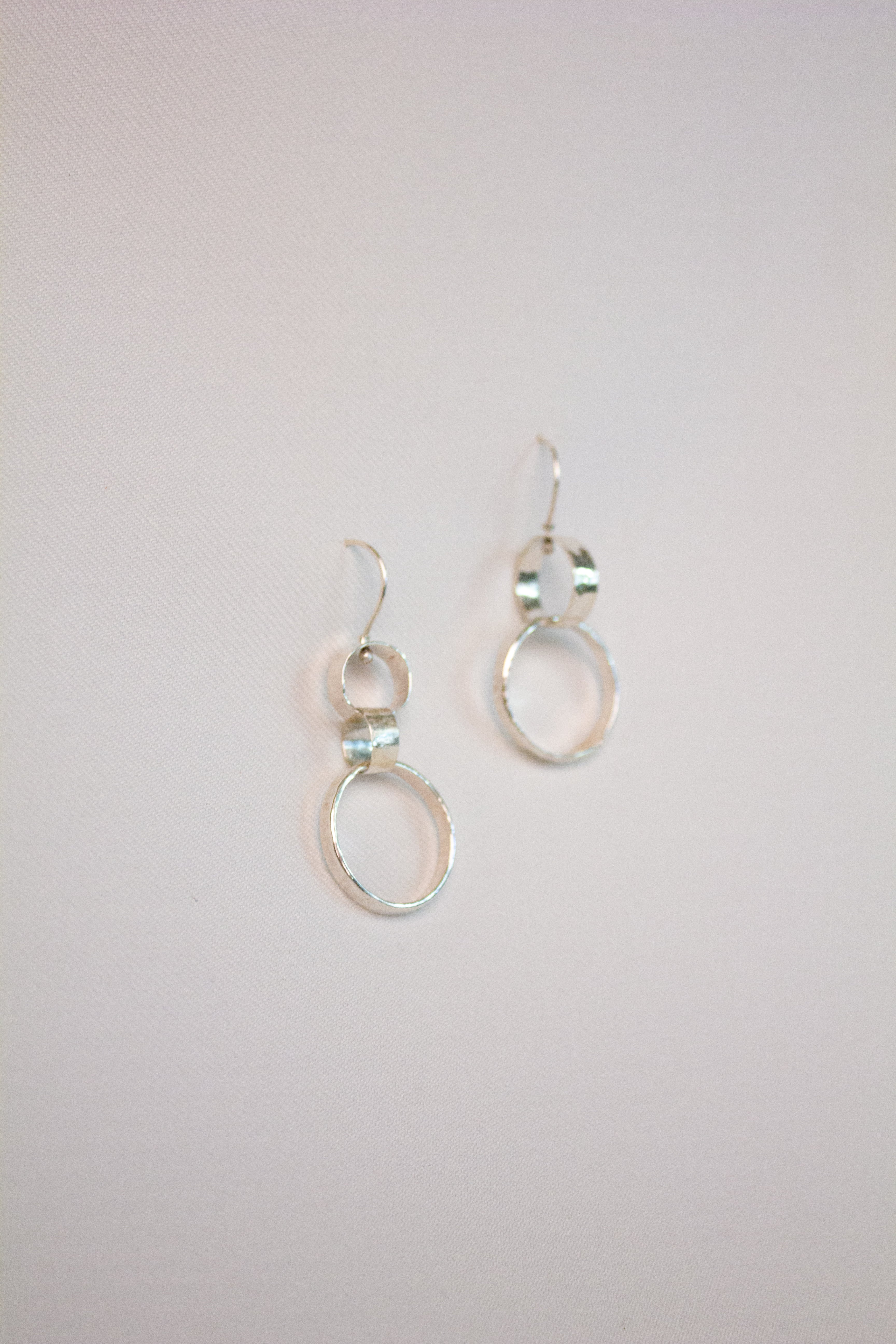 Galili Ellis, Hammered Two & Three Earrings-2