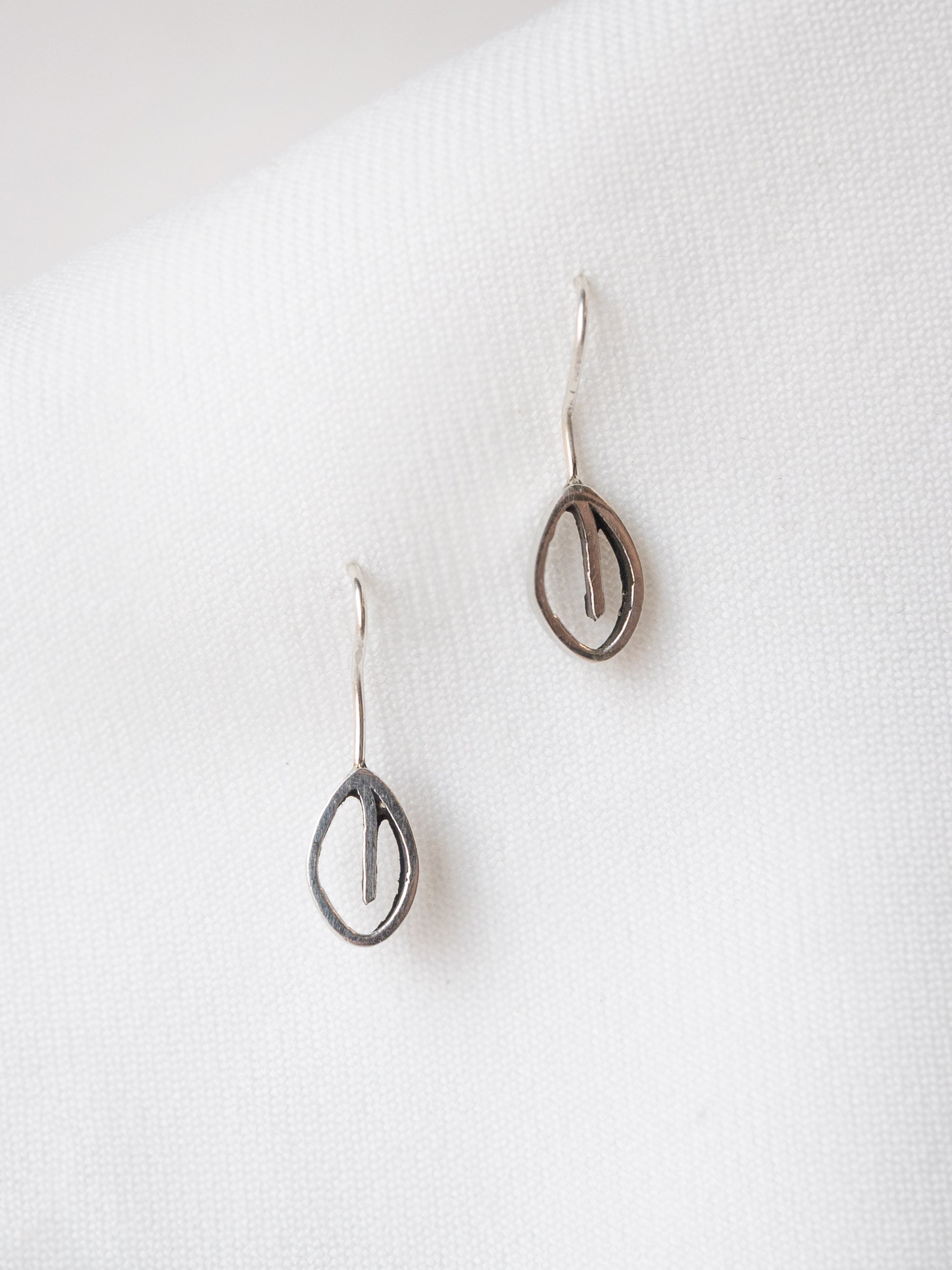 Andrea Mueller, Mini Leaf Earrings-2