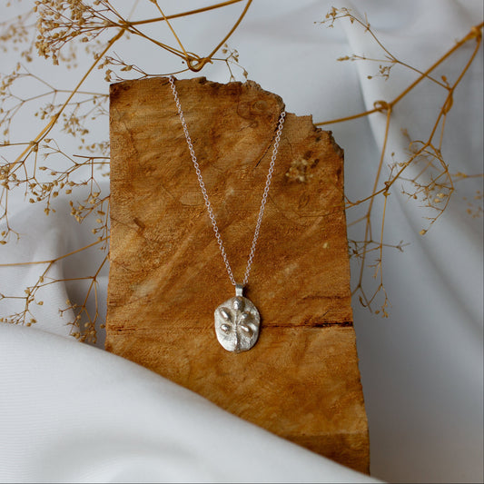 Andrea Mueller, Floral Quintet Cameo Necklace