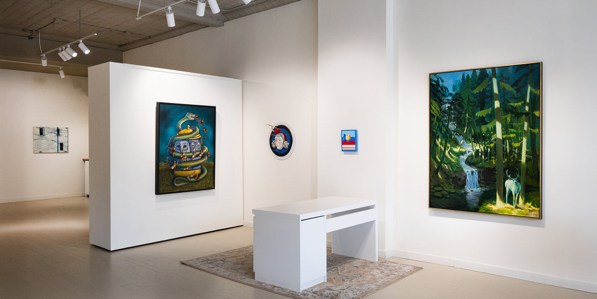 Wall Space Gallery exhibition banner, Ottawa