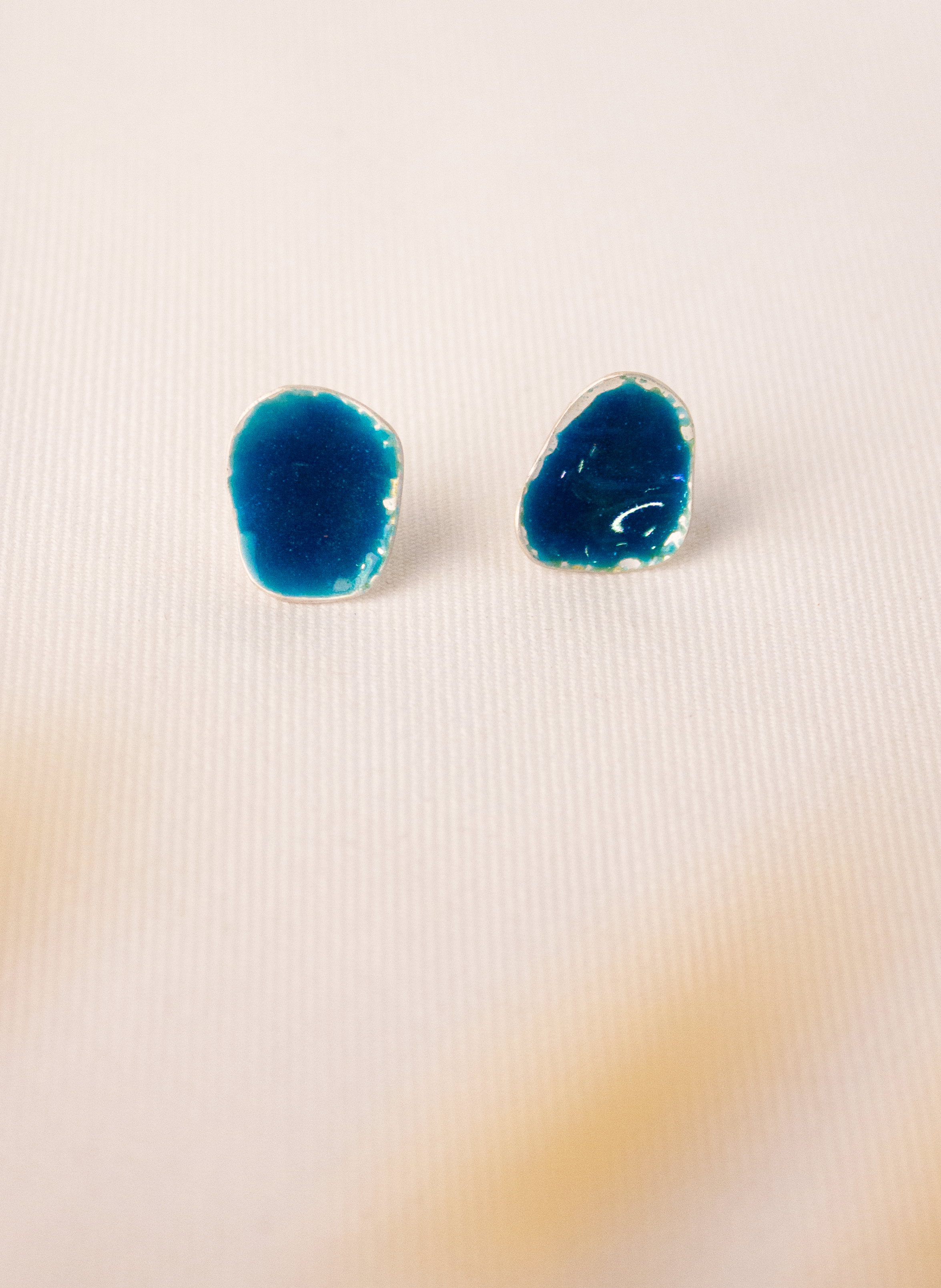 Galili Ellis, Colourful Enamel Stud Earrings-2