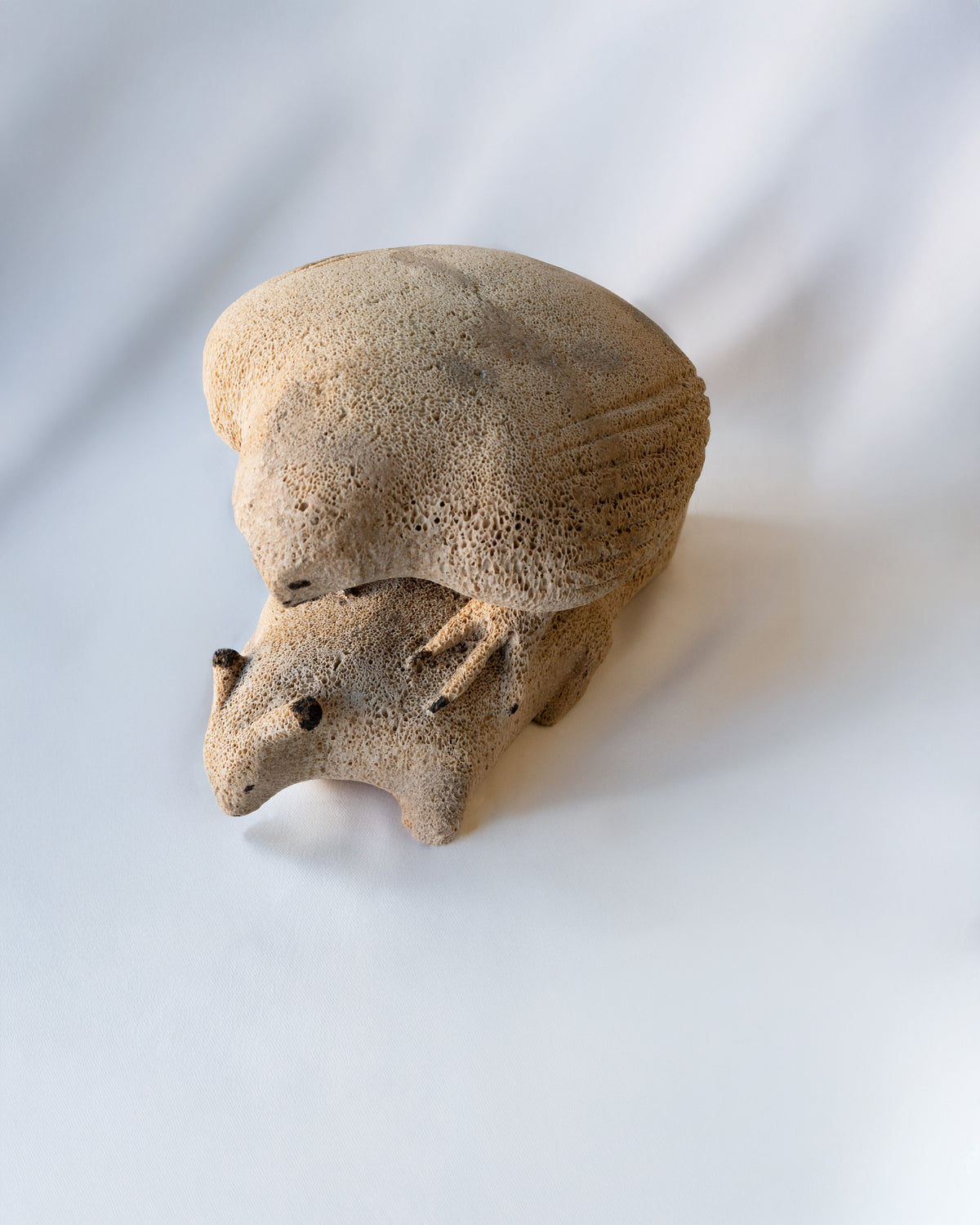 Owl and Lemming, Dave Irpiq (Evvala Inuit, Ikpiarjuk)-3