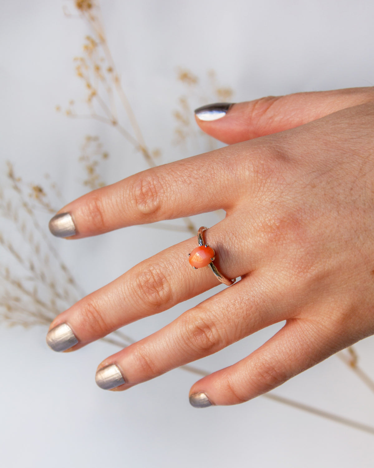 Kathryn Rebecca, Oval Branch Ring-2