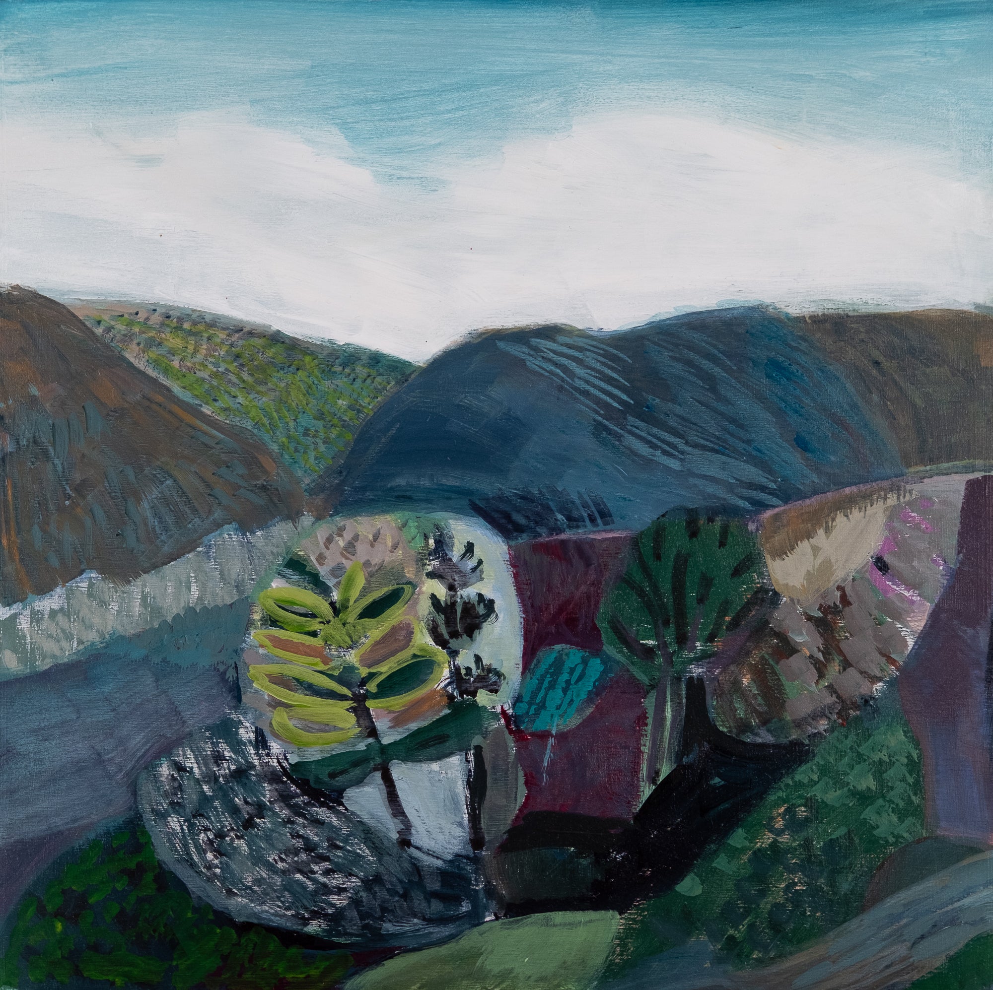 Lori Richards, Creek Bed (Diptych)