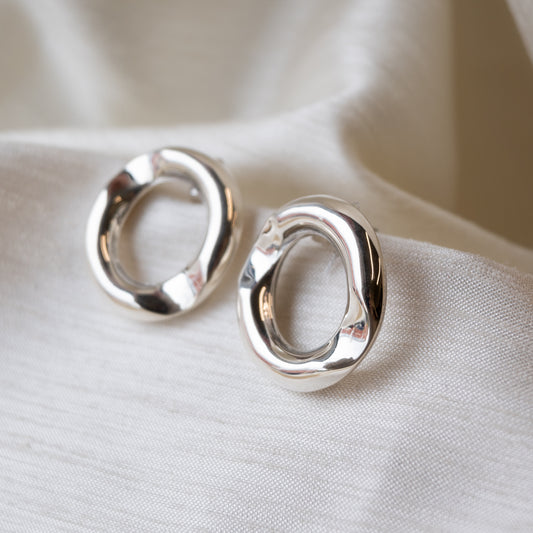 Alexandra Temple, Link Silver Earrings