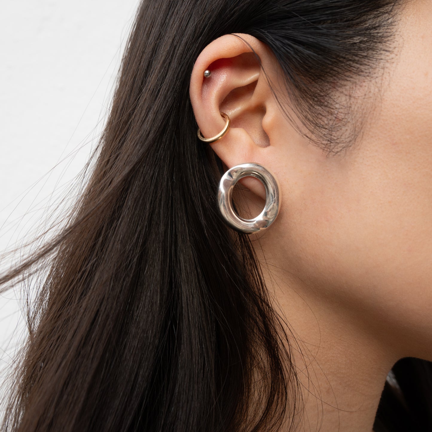 Alexandra Temple, Link Silver Earrings