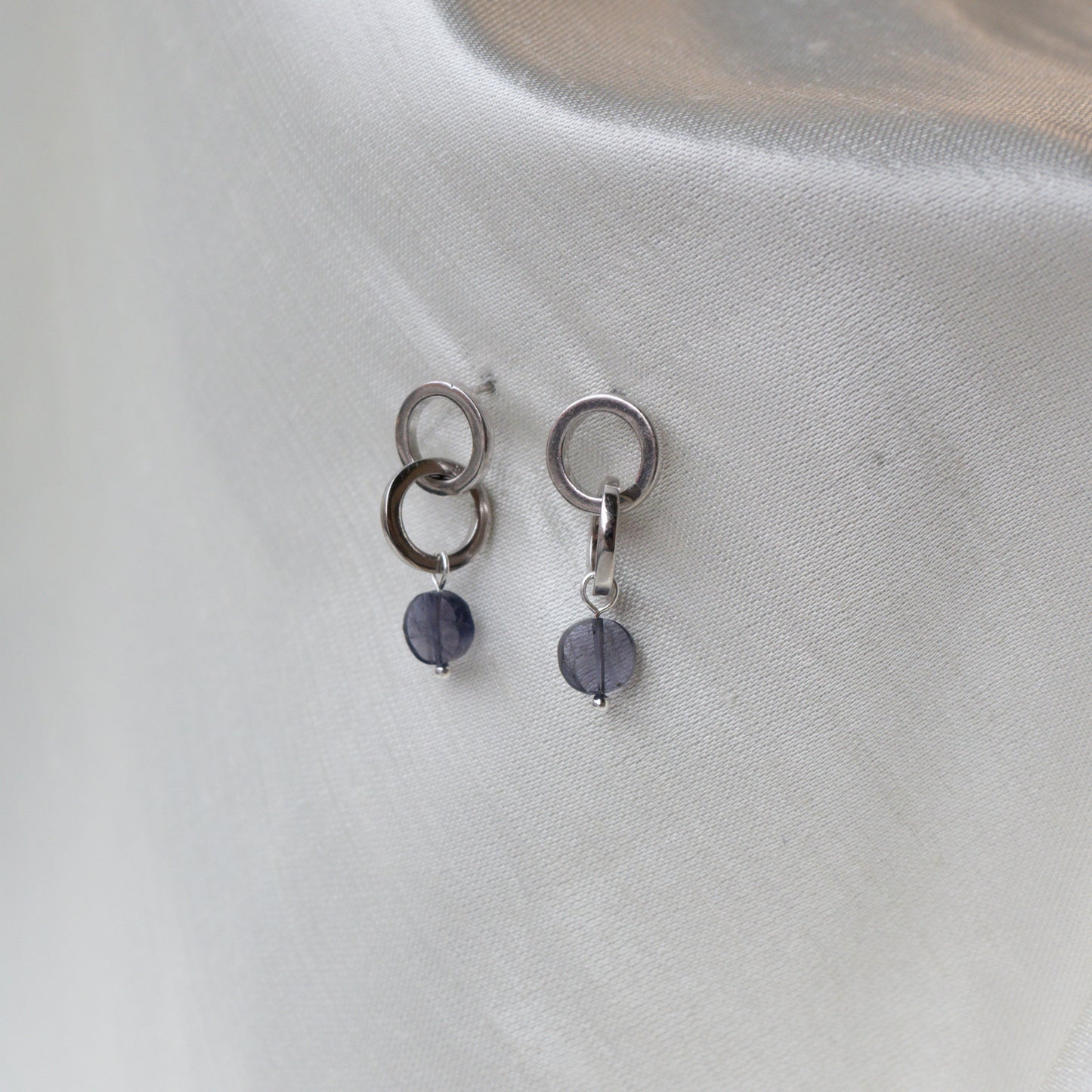 Brenda Wong, Double Circle Stud Earrings