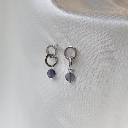 Brenda Wong, Double Circle Stud Earrings