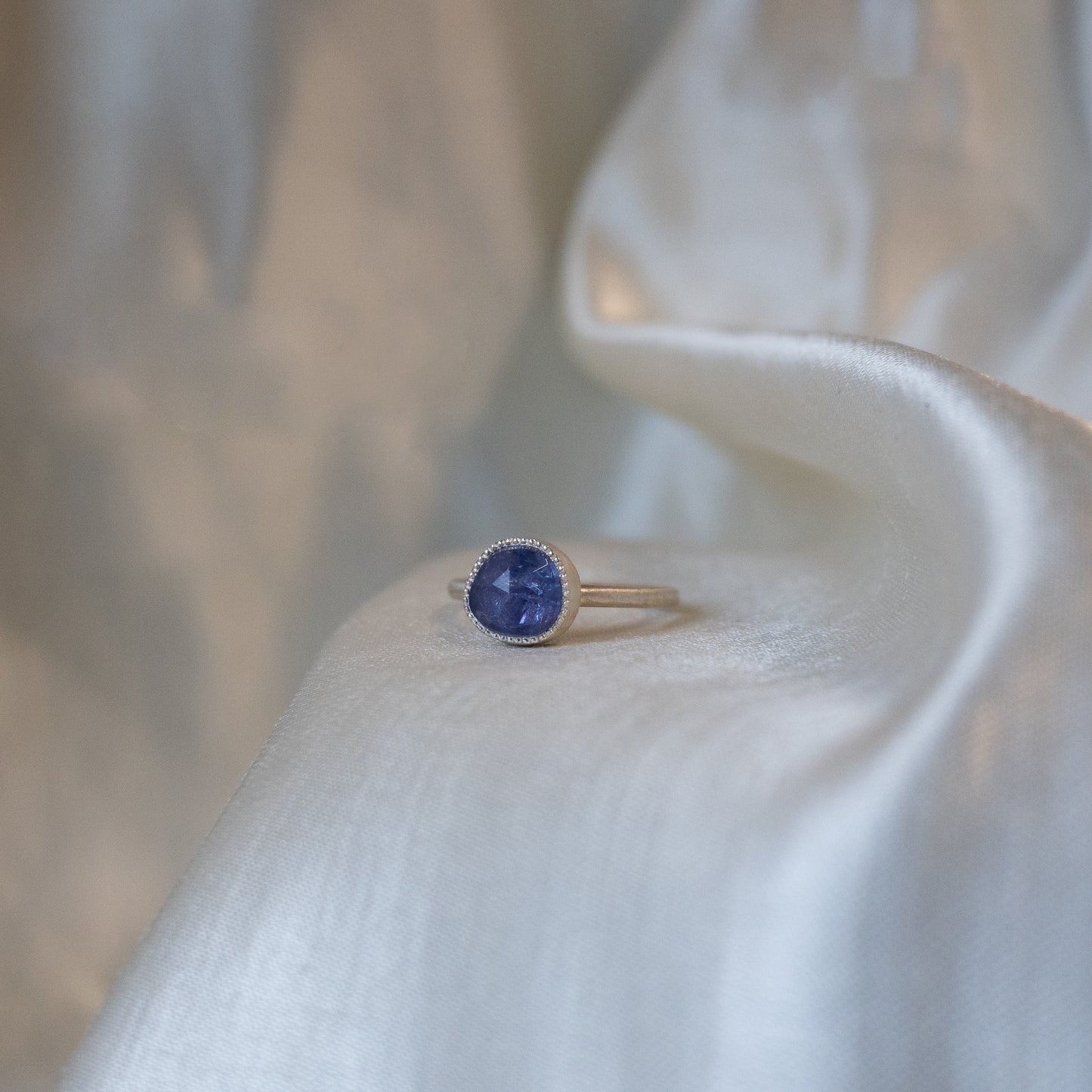 Andrea Mueller, Beaded Tanzanite Ring