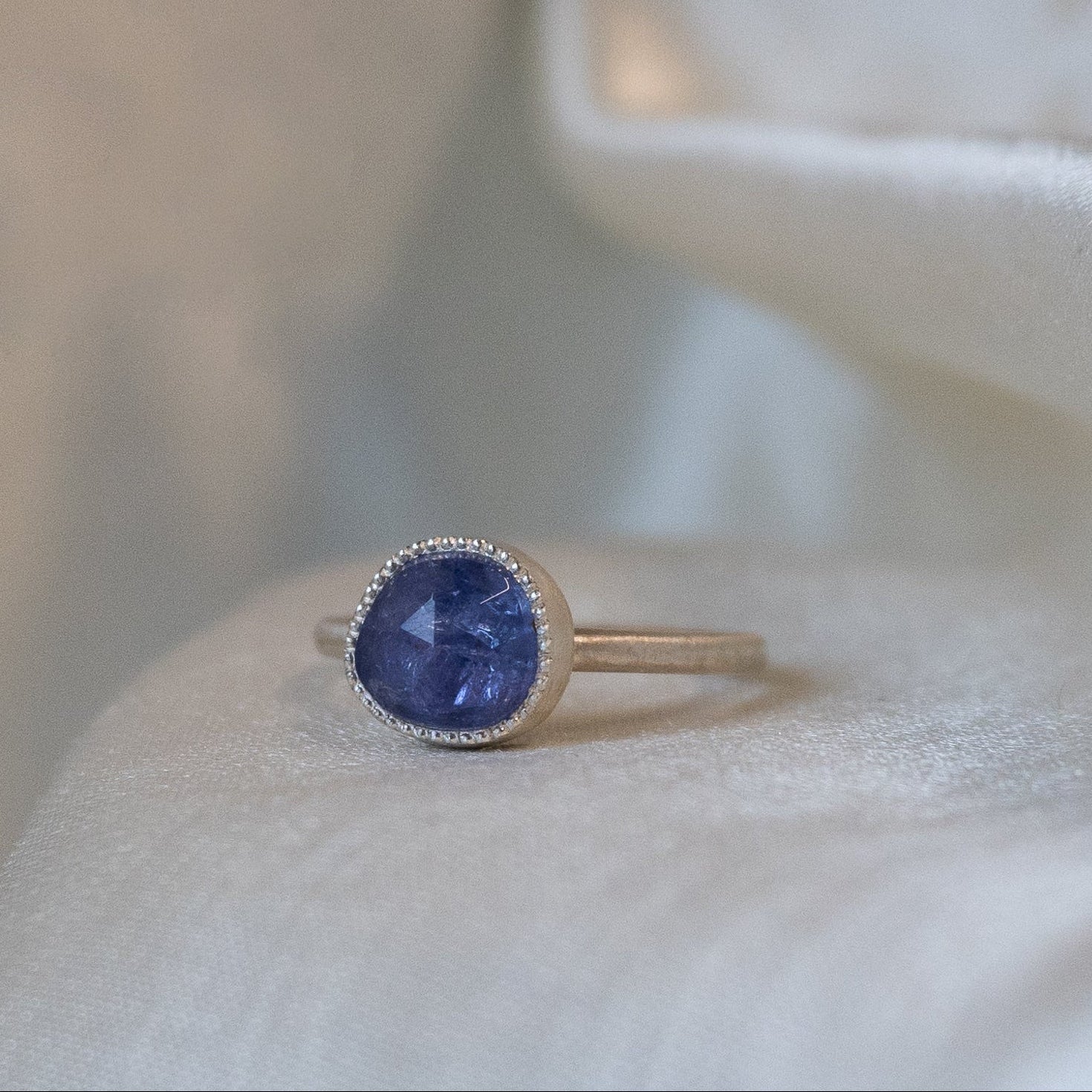 Andrea Mueller, Beaded Tanzanite Ring