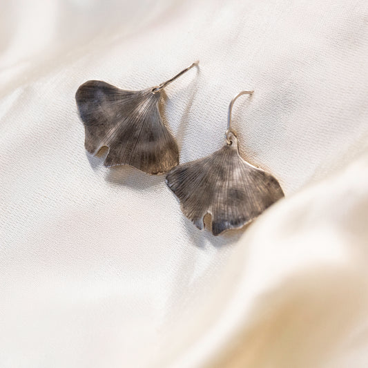 Galili Ellis, Ginkgo Leaf Earrings