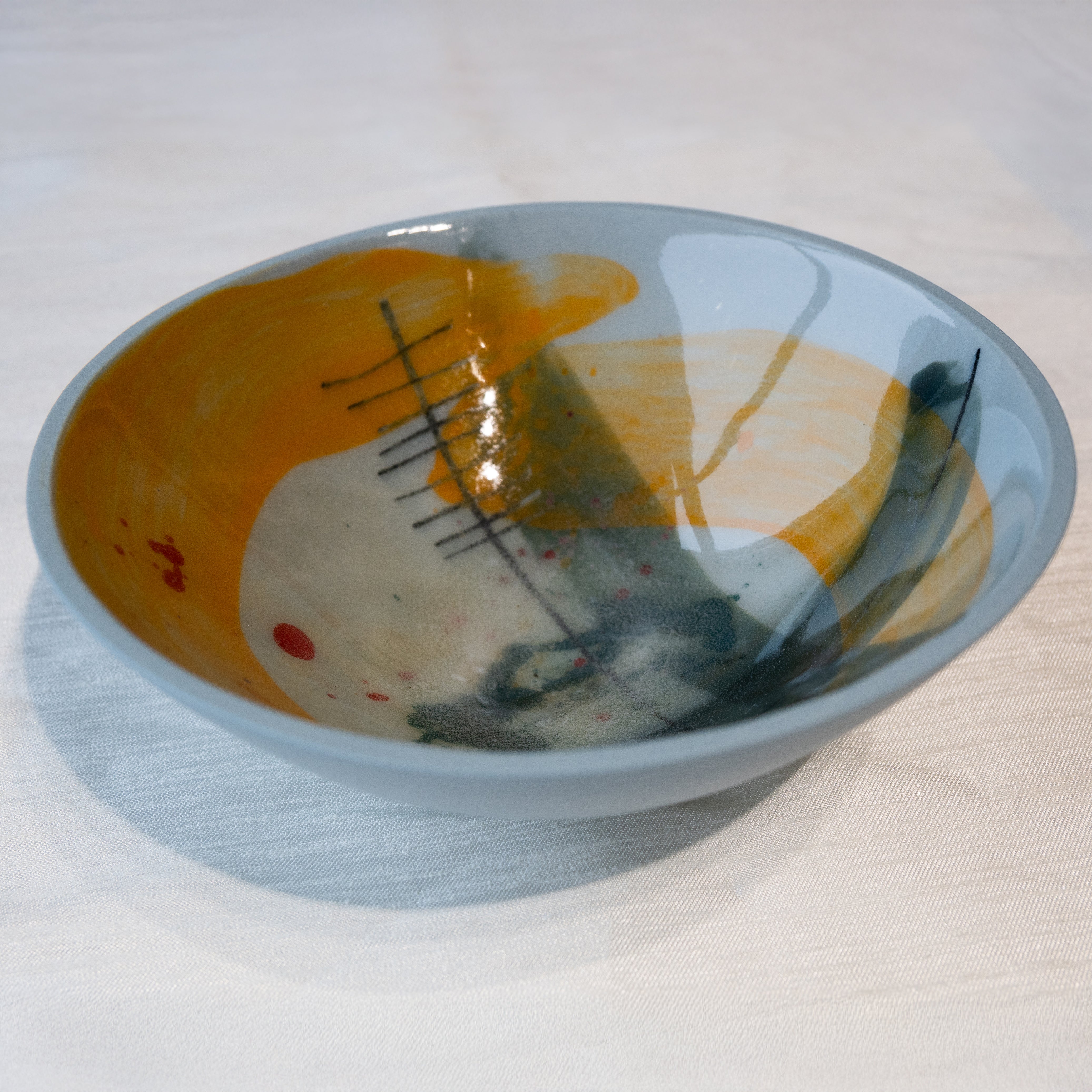 Dauma Stirbyte, Large Grey Snack Attack Bowl