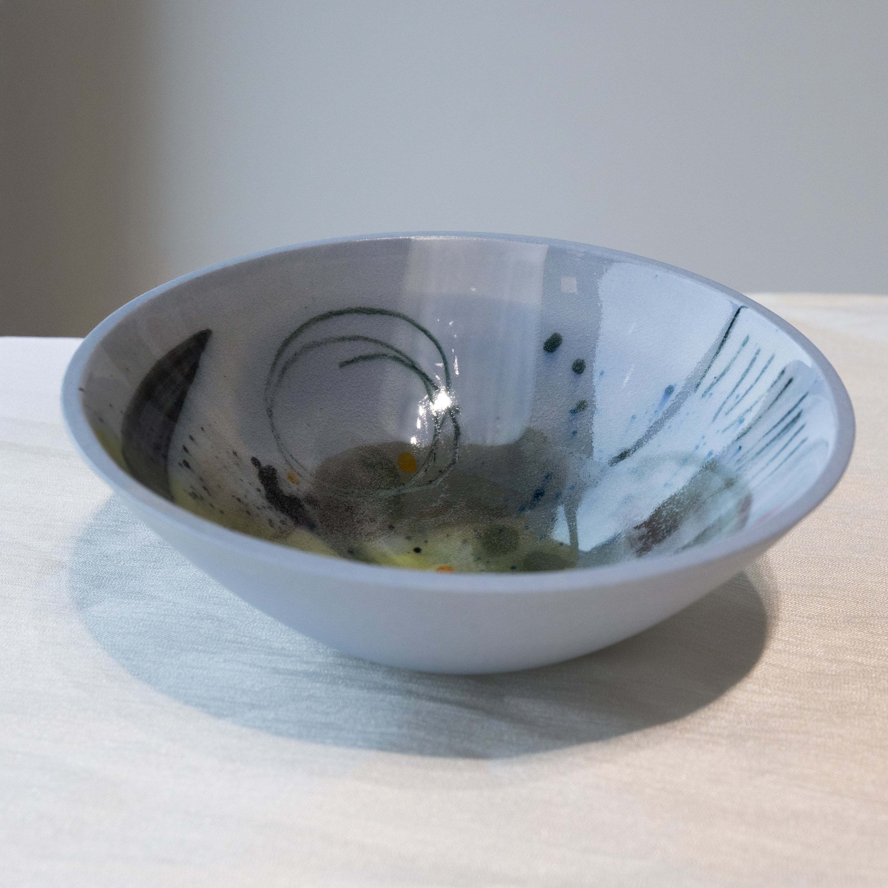 Dauma Stirbyte, Large Blue Snack Attack Bowl-4