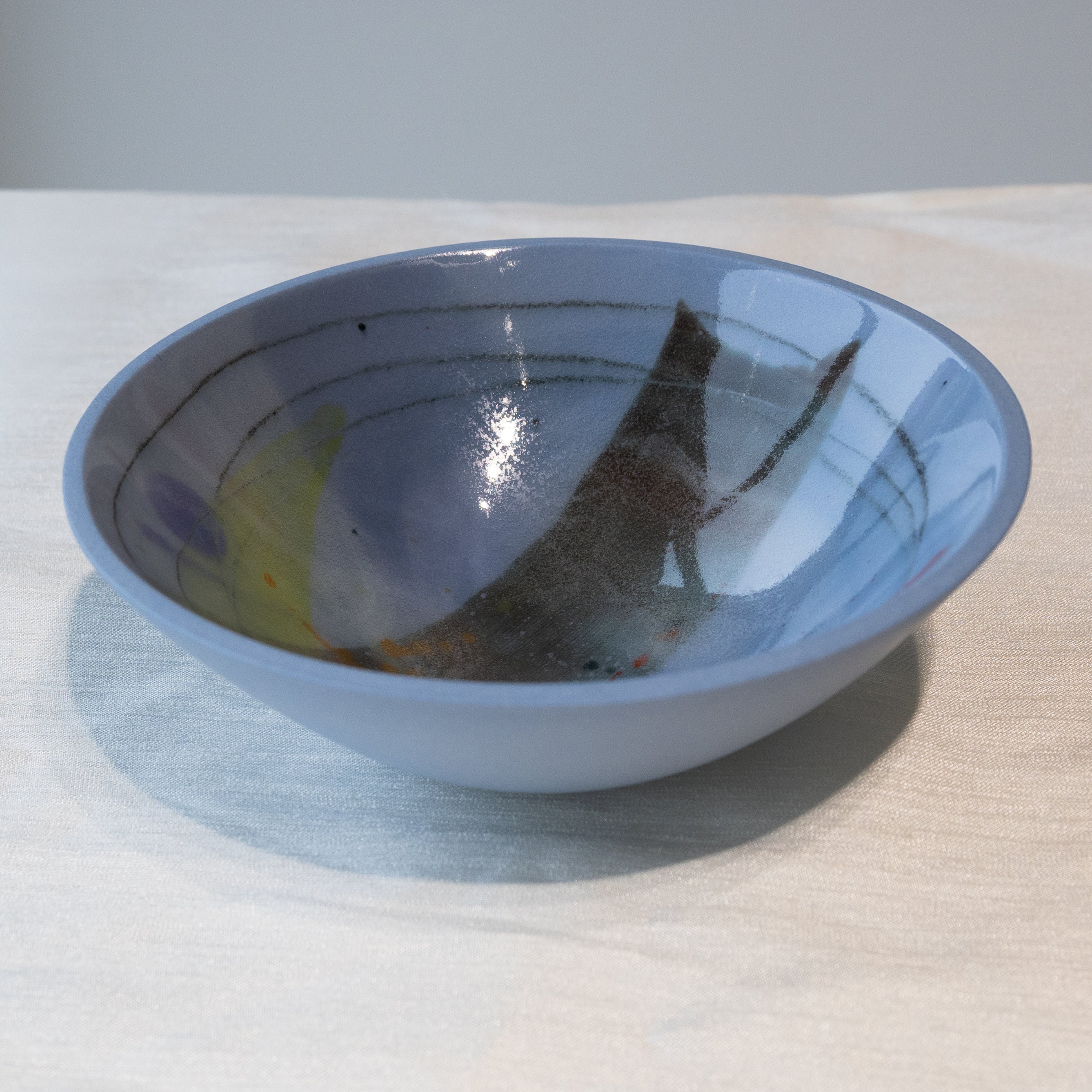 Dauma Stirbyte, Large Blue Snack Attack Bowl-5