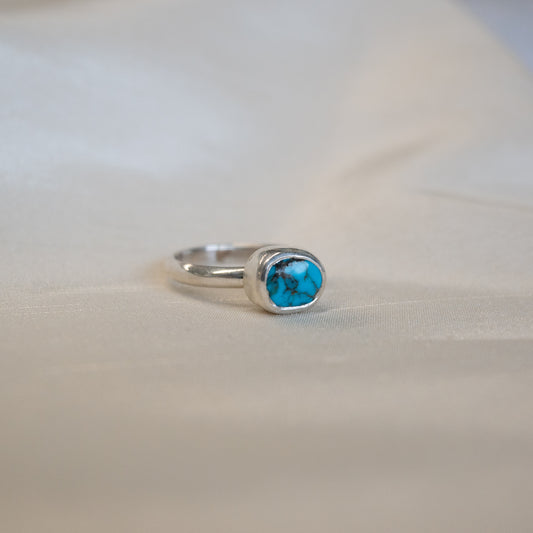Galili Ellis, Turquoise and Silver Ring