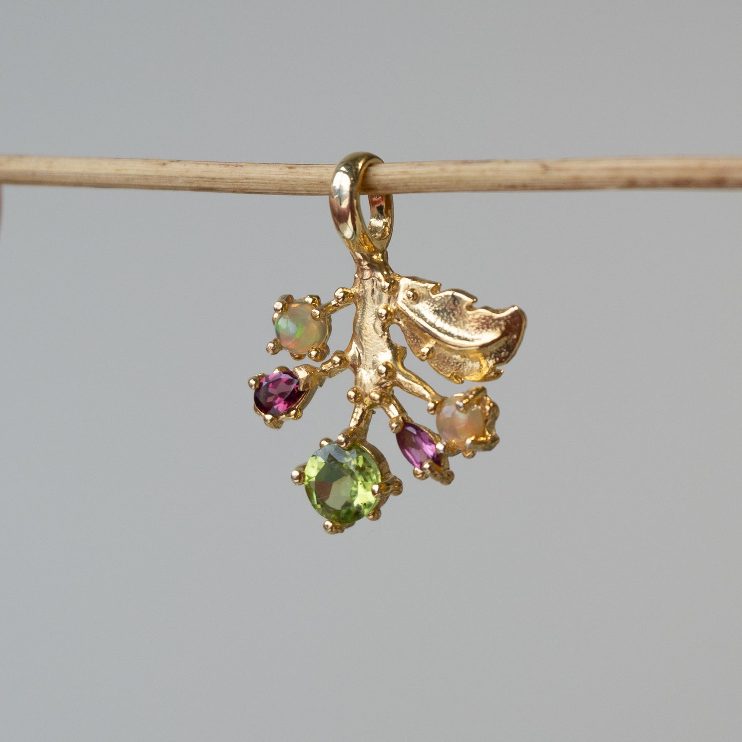 Out Designs, Sprouting Peridot Pendant