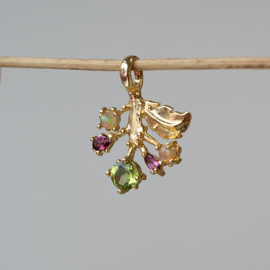 Out Designs, Sprouting Peridot Pendant