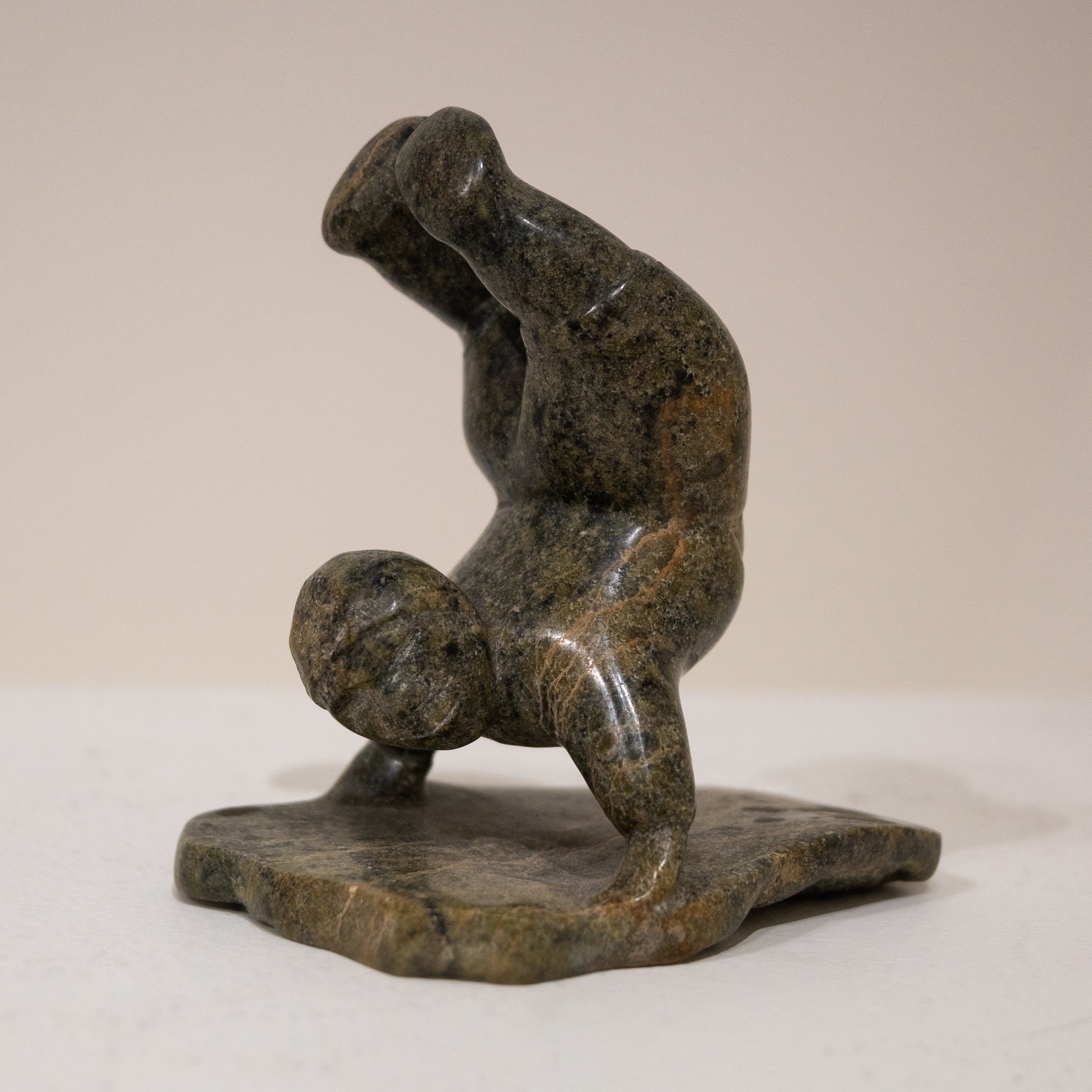 Unidentified Inuit Artist, Inuk Break Dancer