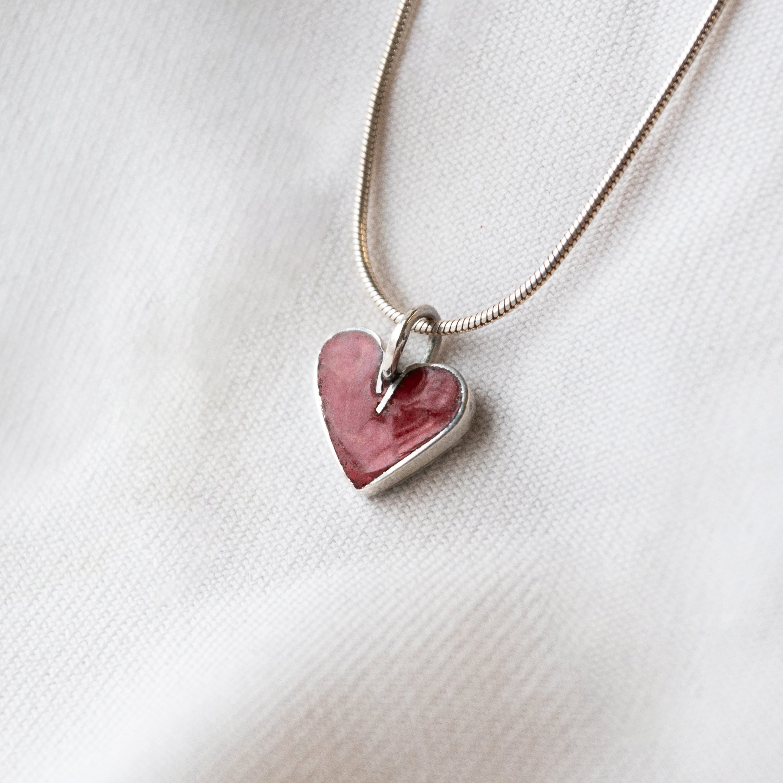 Galili Ellis, Red Heart Necklace-2