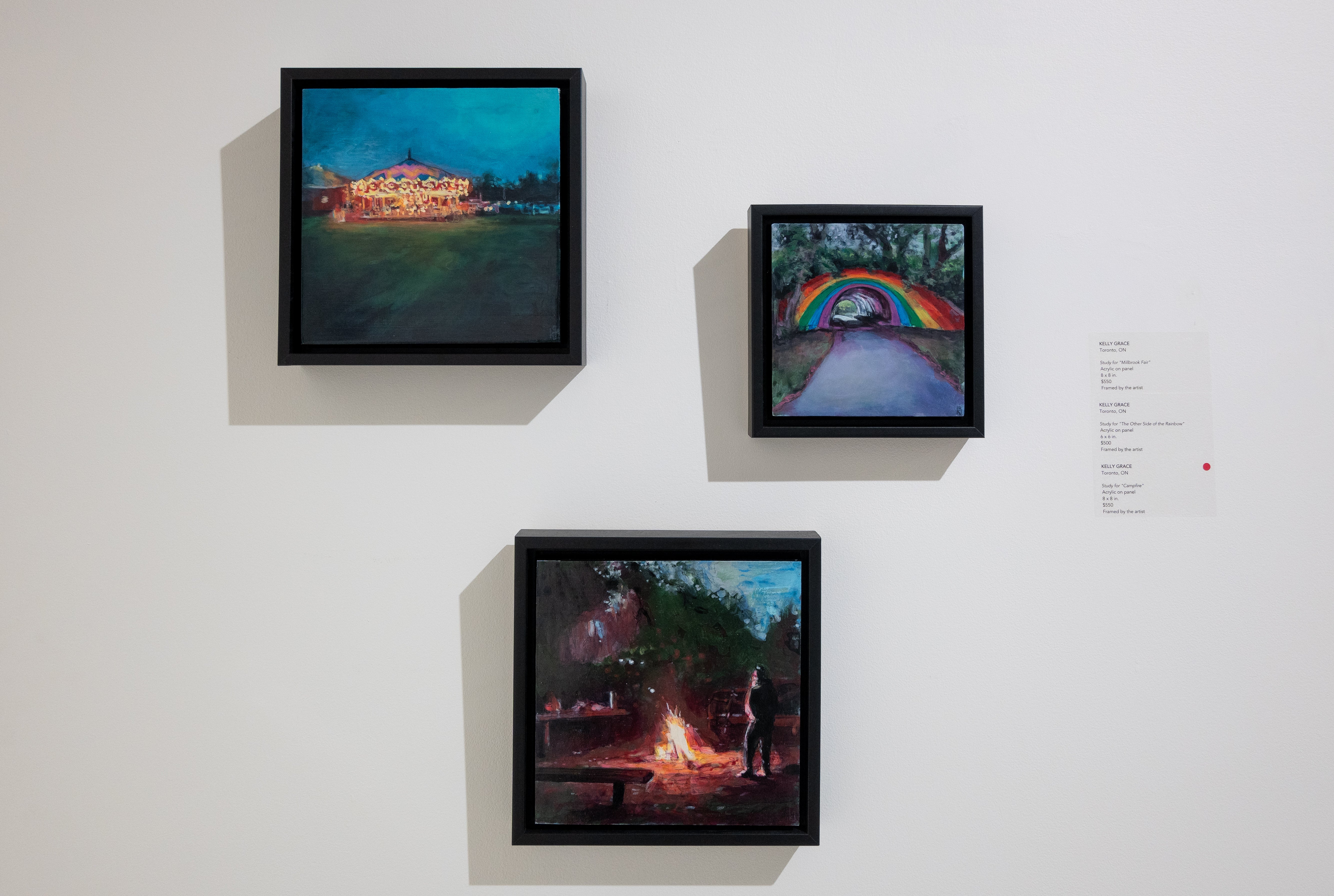 Kelly Grace, Study for "The Other Side of the Rainbow"-2