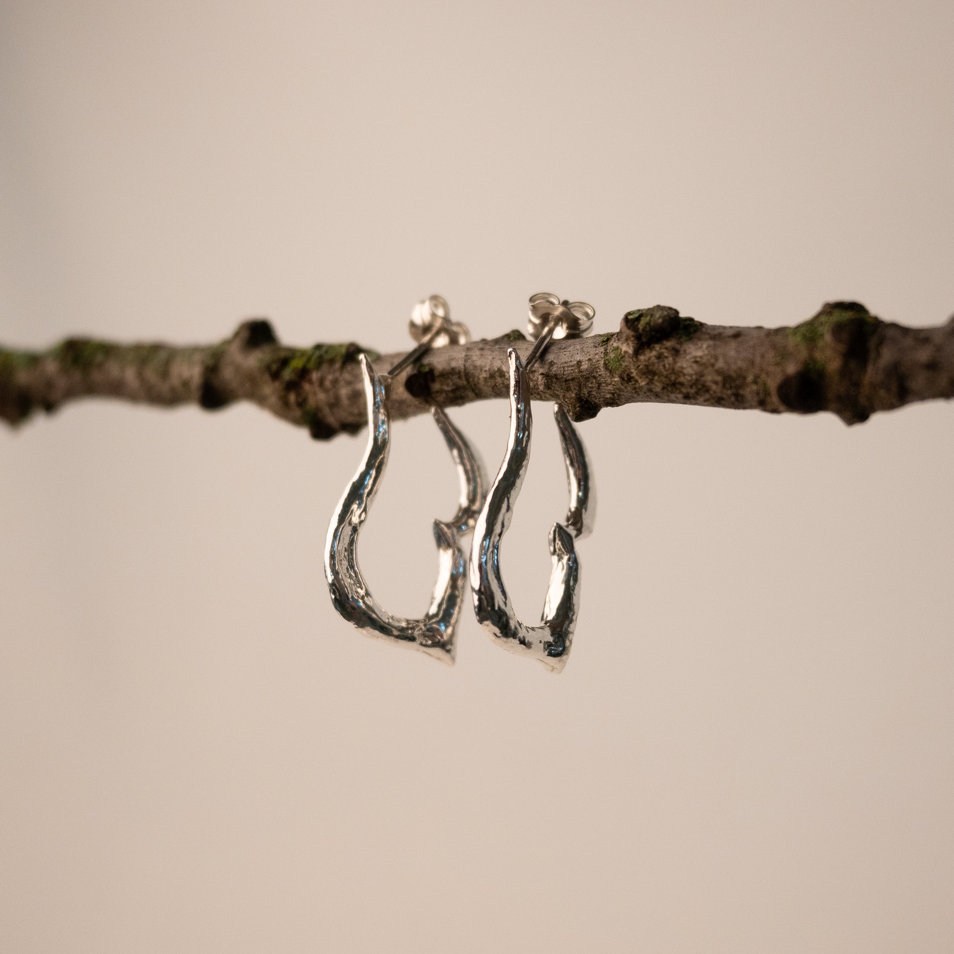 L.L.Y. Atelier, Gothic Script Earrings-3
