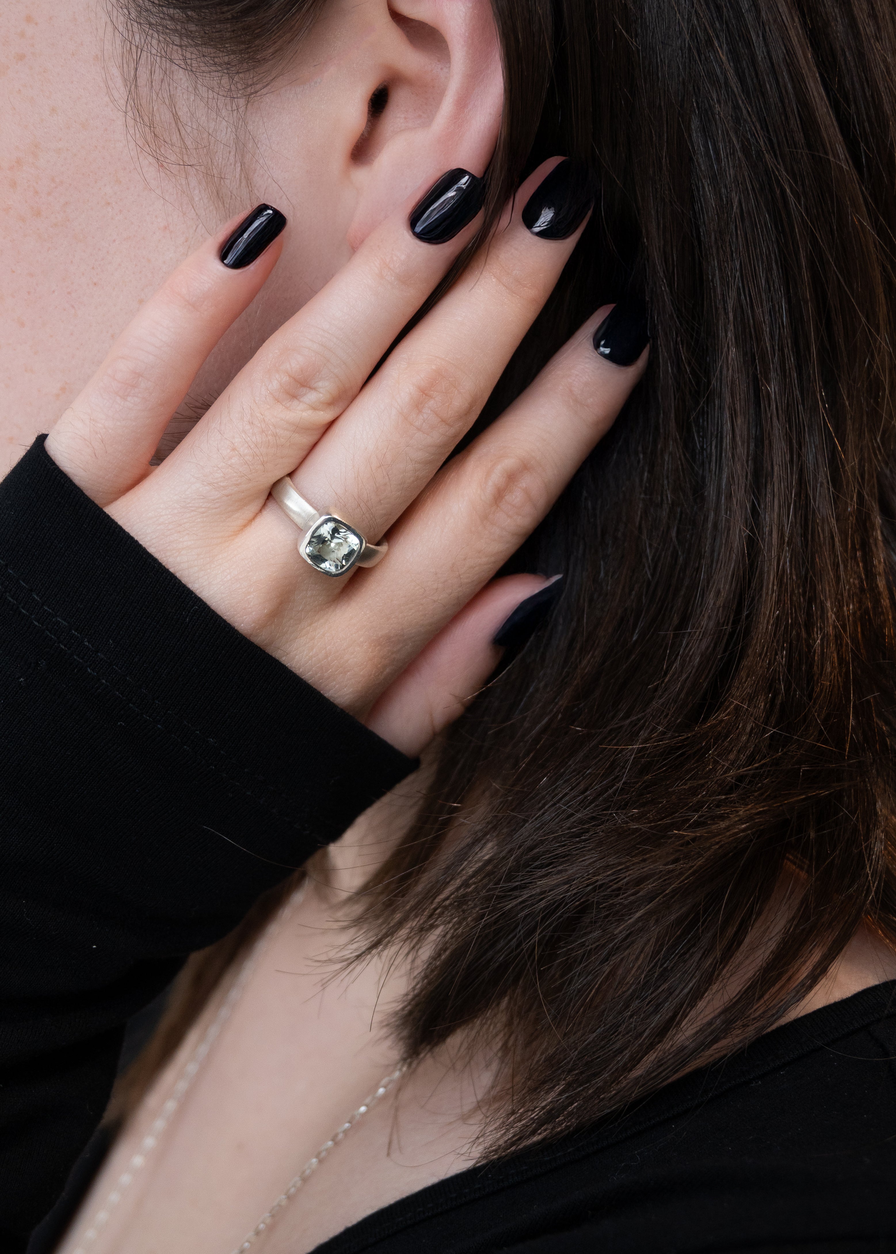 Andrea Mueller, Green Quartz Ring