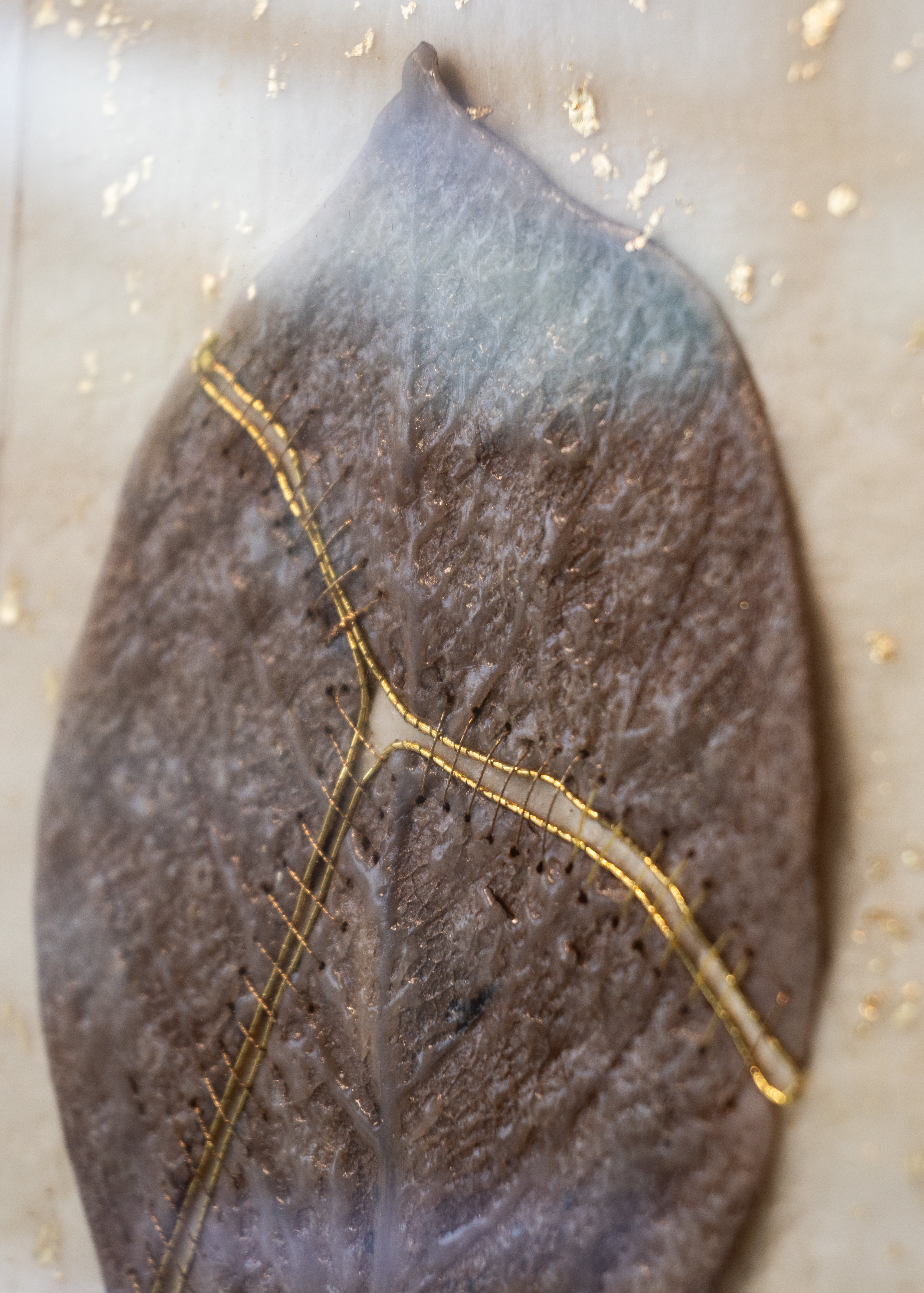 Ava Roth, Kinsugi Magnolia Leaf