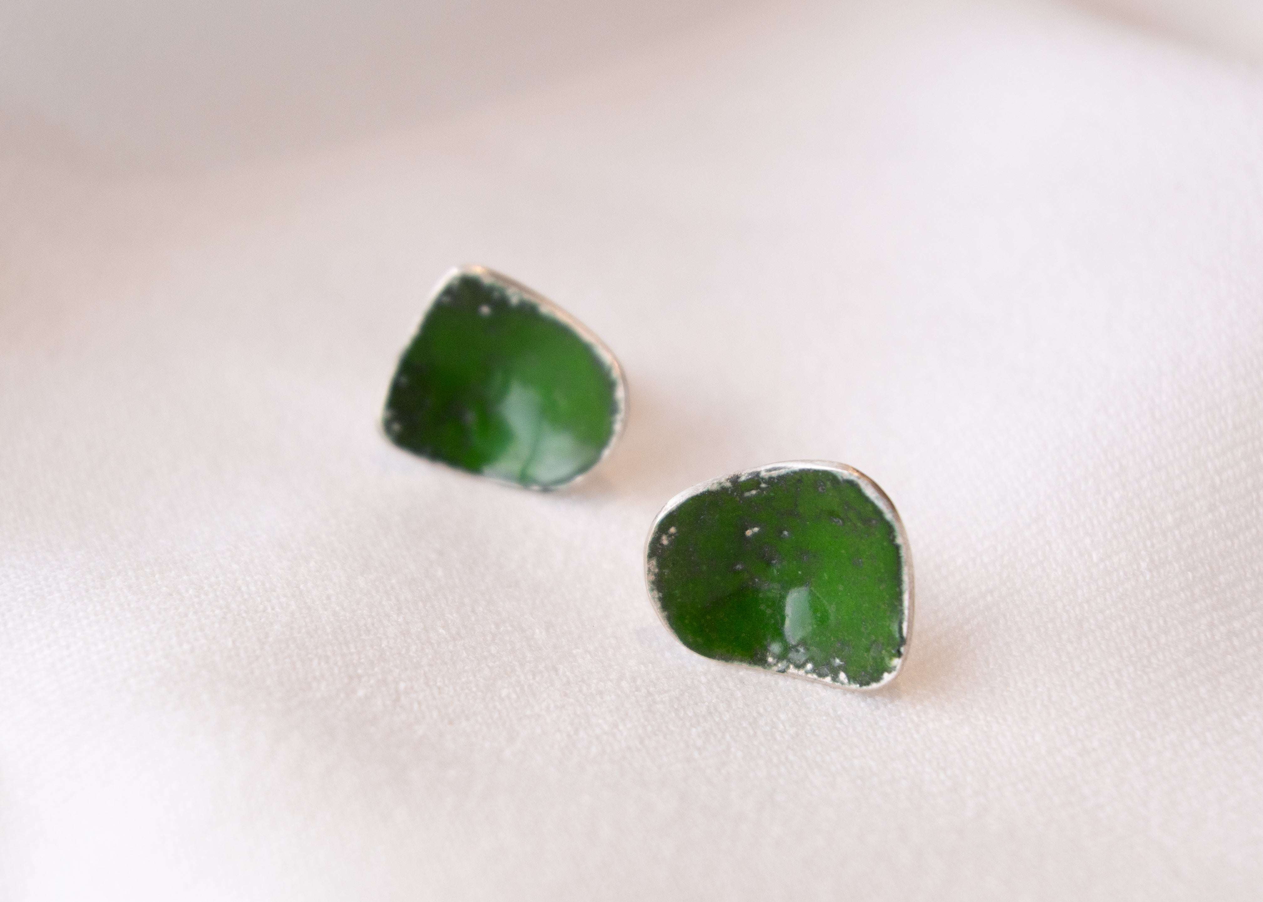 Galili Ellis, Colourful Enamel Stud Earrings-9