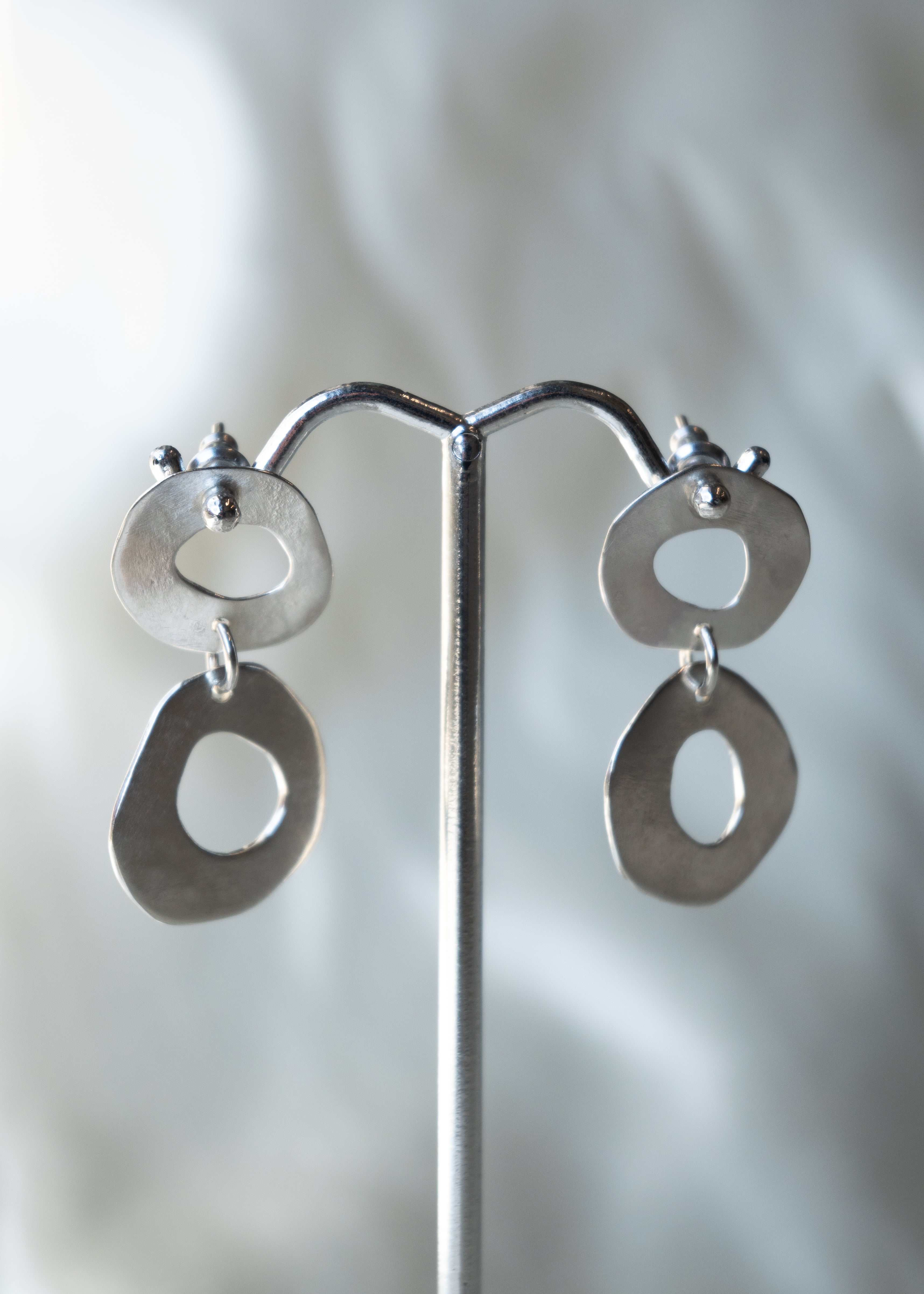 Galili Ellis, Polished Closed Shape Earrings-3