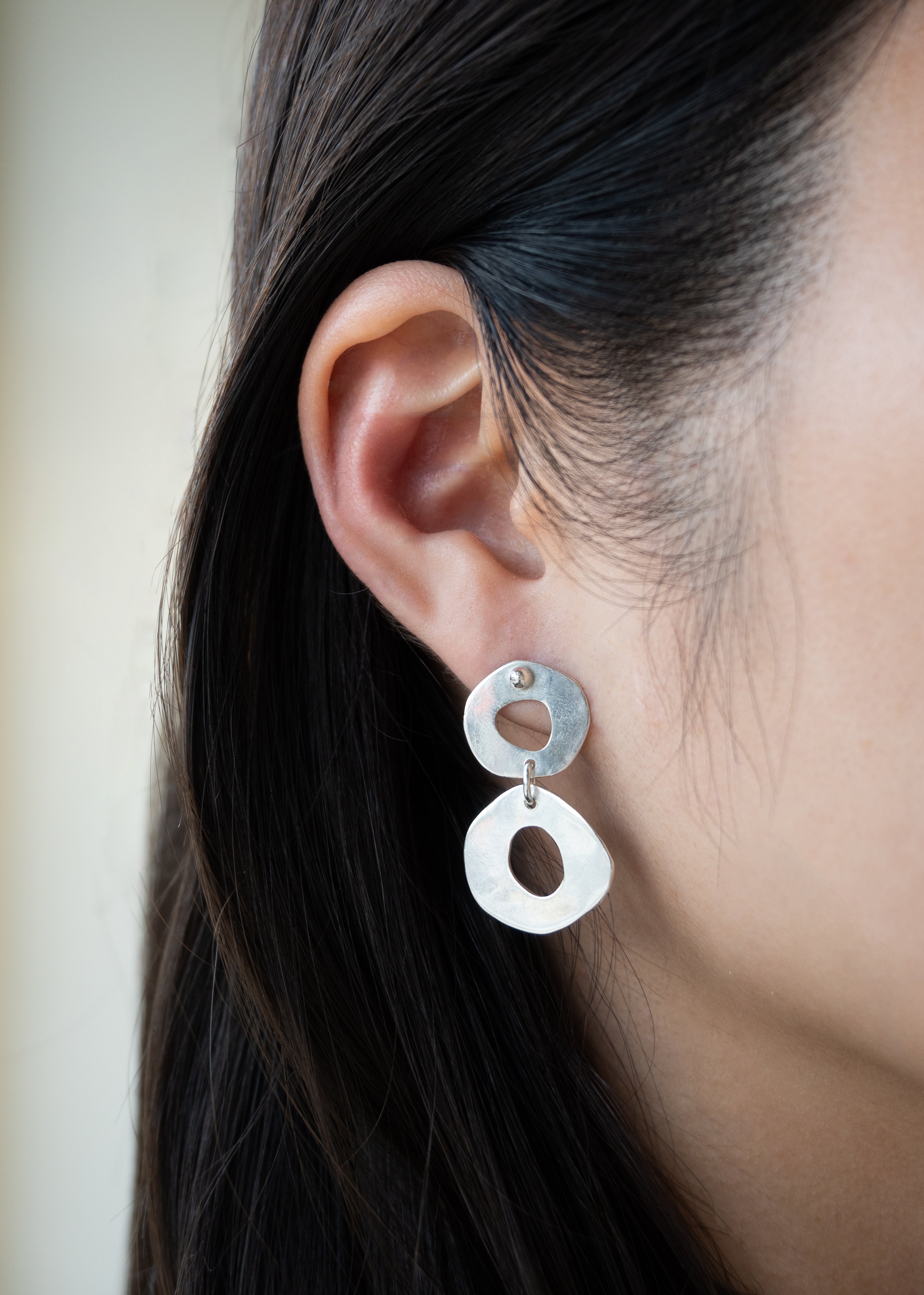 Galili Ellis, Polished Closed Shape Earrings