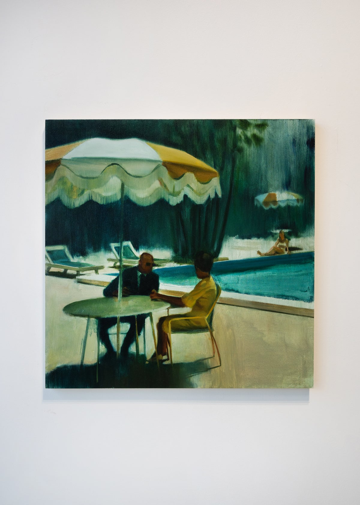 Andrew Beck, Study of a yellow parasol-2
