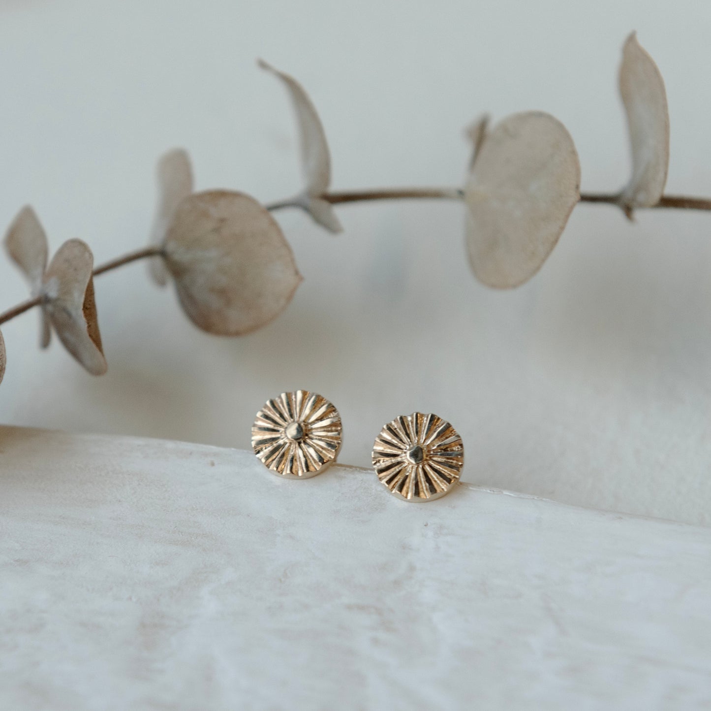 Andrea Mueller, "The Daisies" Studs in Gold