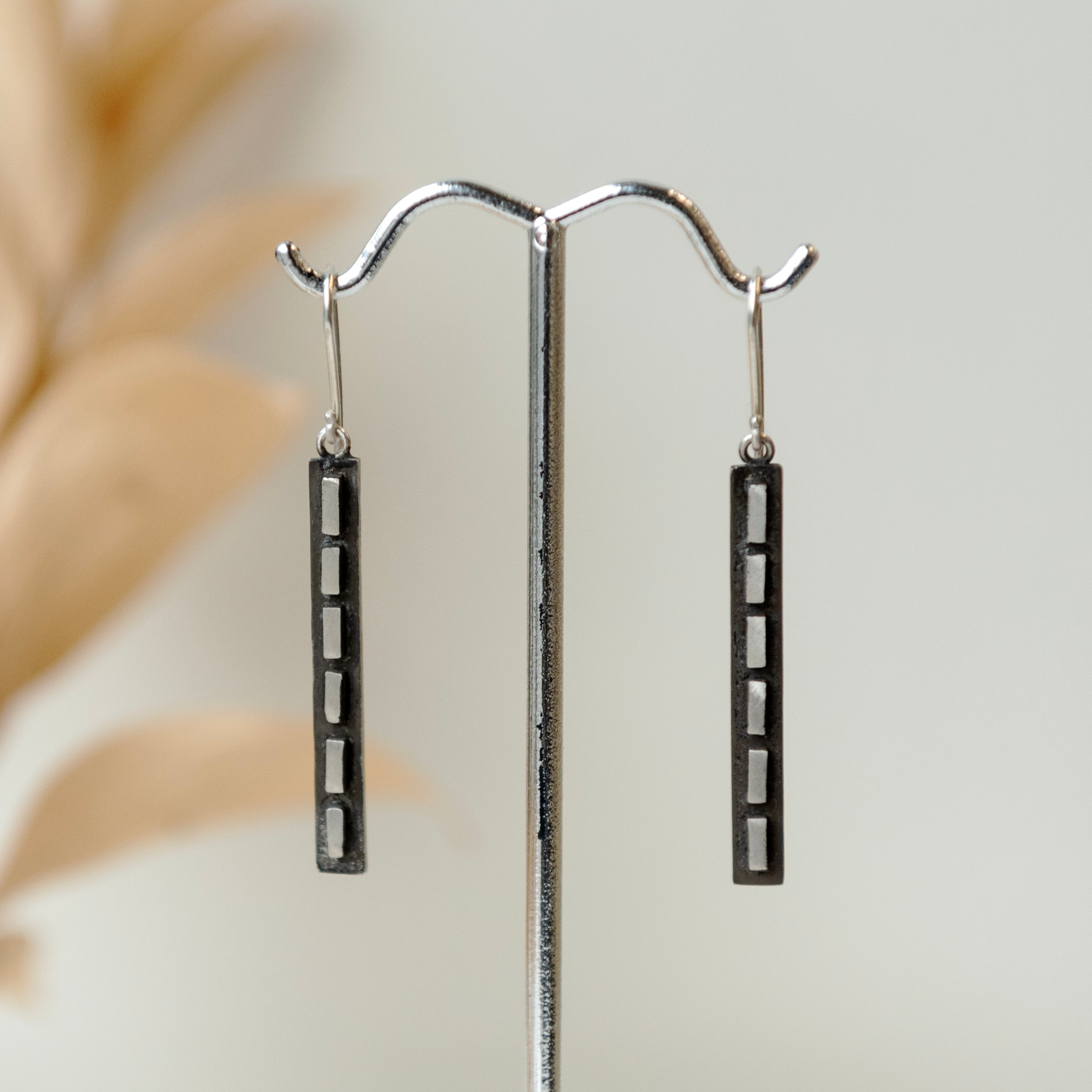 Andrea Mueller, Long Stitch Earrings