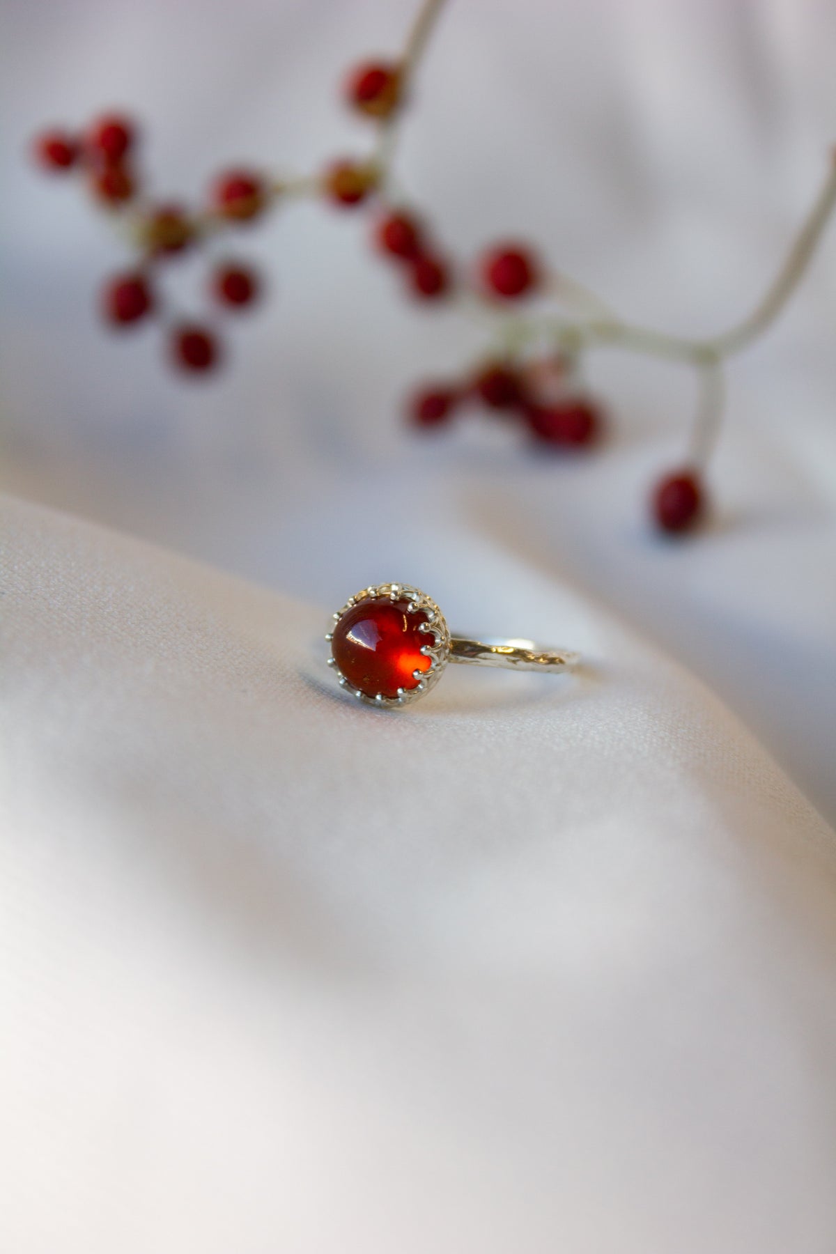 Kathryn Rebecca, Crown Jewel Garnet Ring