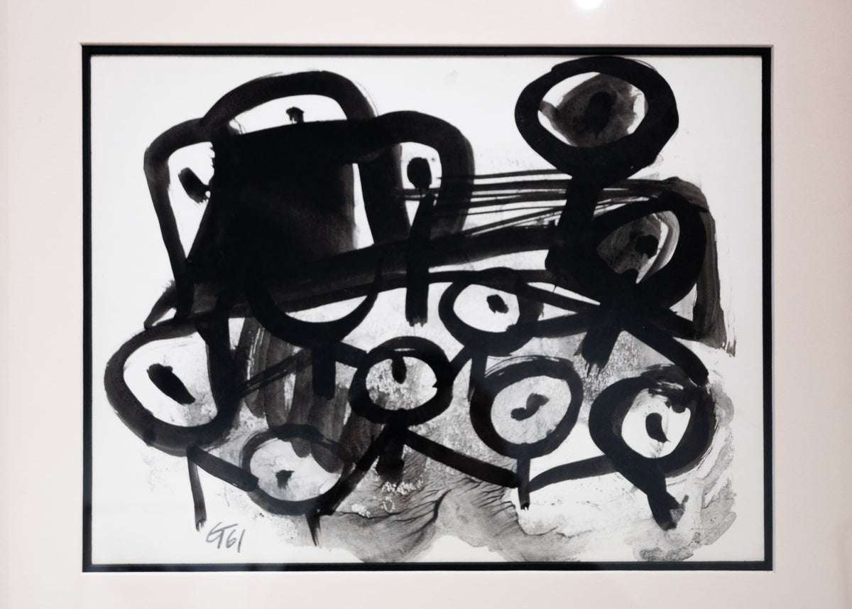 Gerald Trottier, Abstract Calligraphy Figure-1