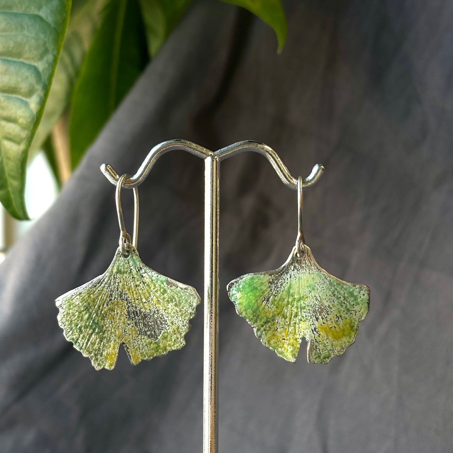 Galili Ellis, Ginkgo Leaf Earrings