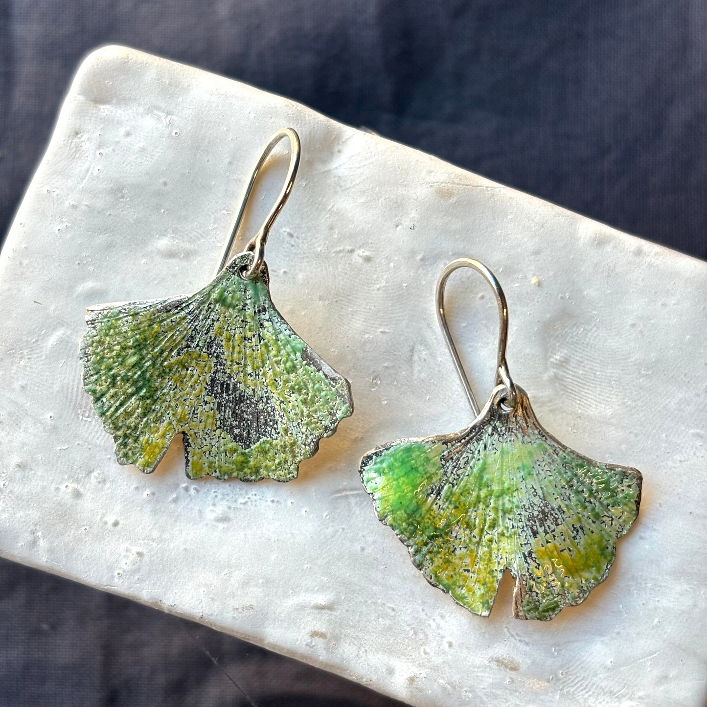 Galili Ellis, Ginkgo Leaf Earrings