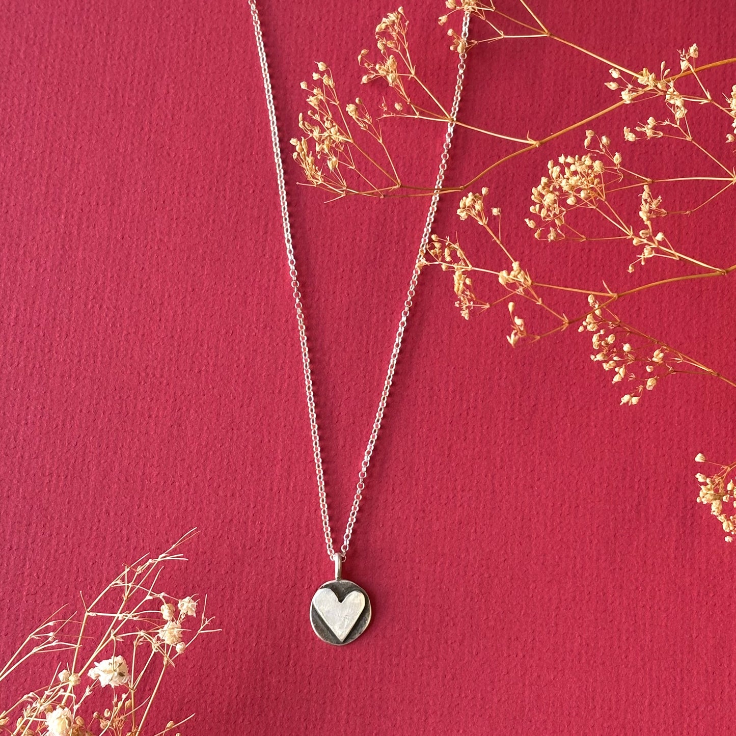 Galili Ellis, Circular Heart Pendant Necklace