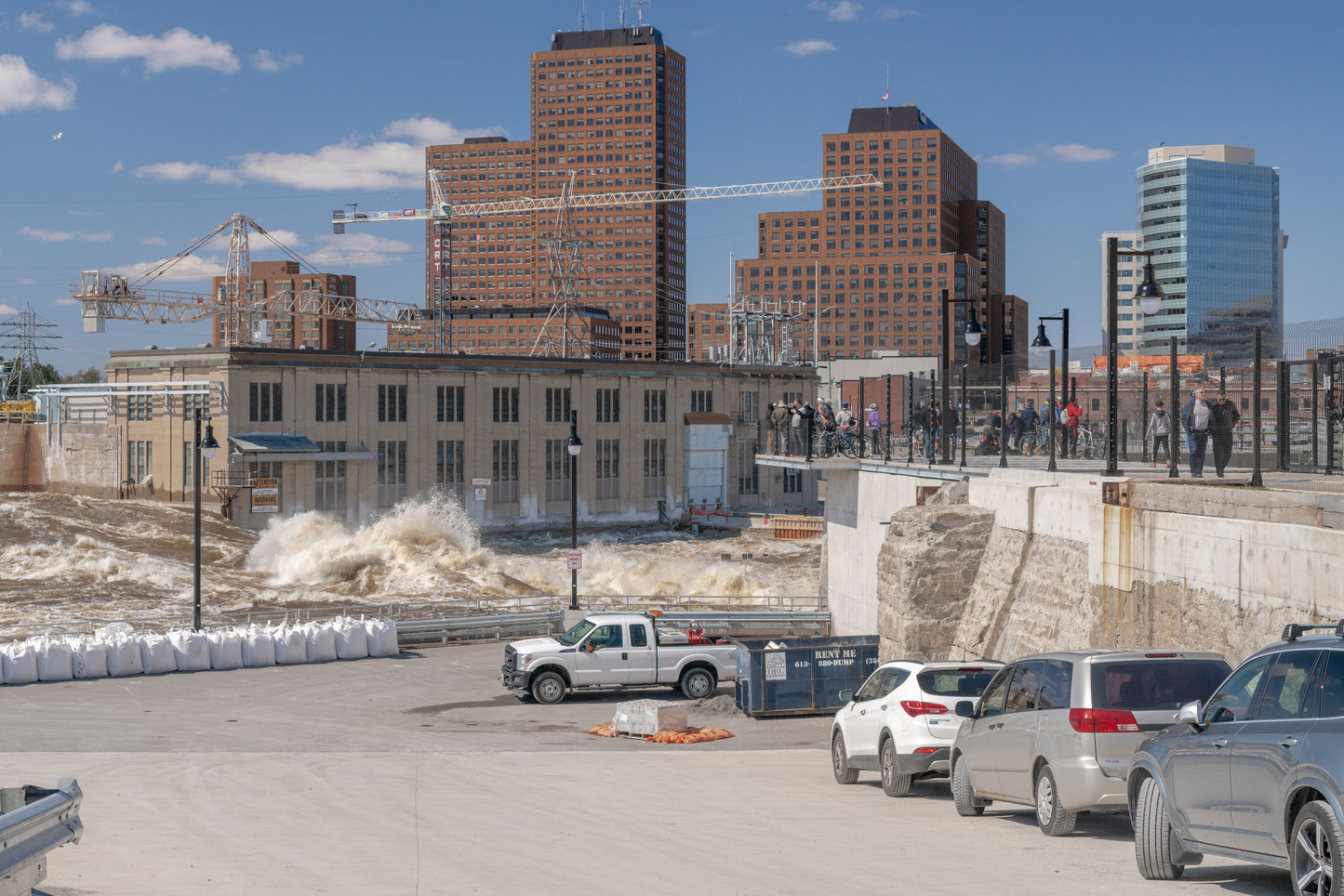 Błażej Marczak, High Water at the Chaudiere Falls