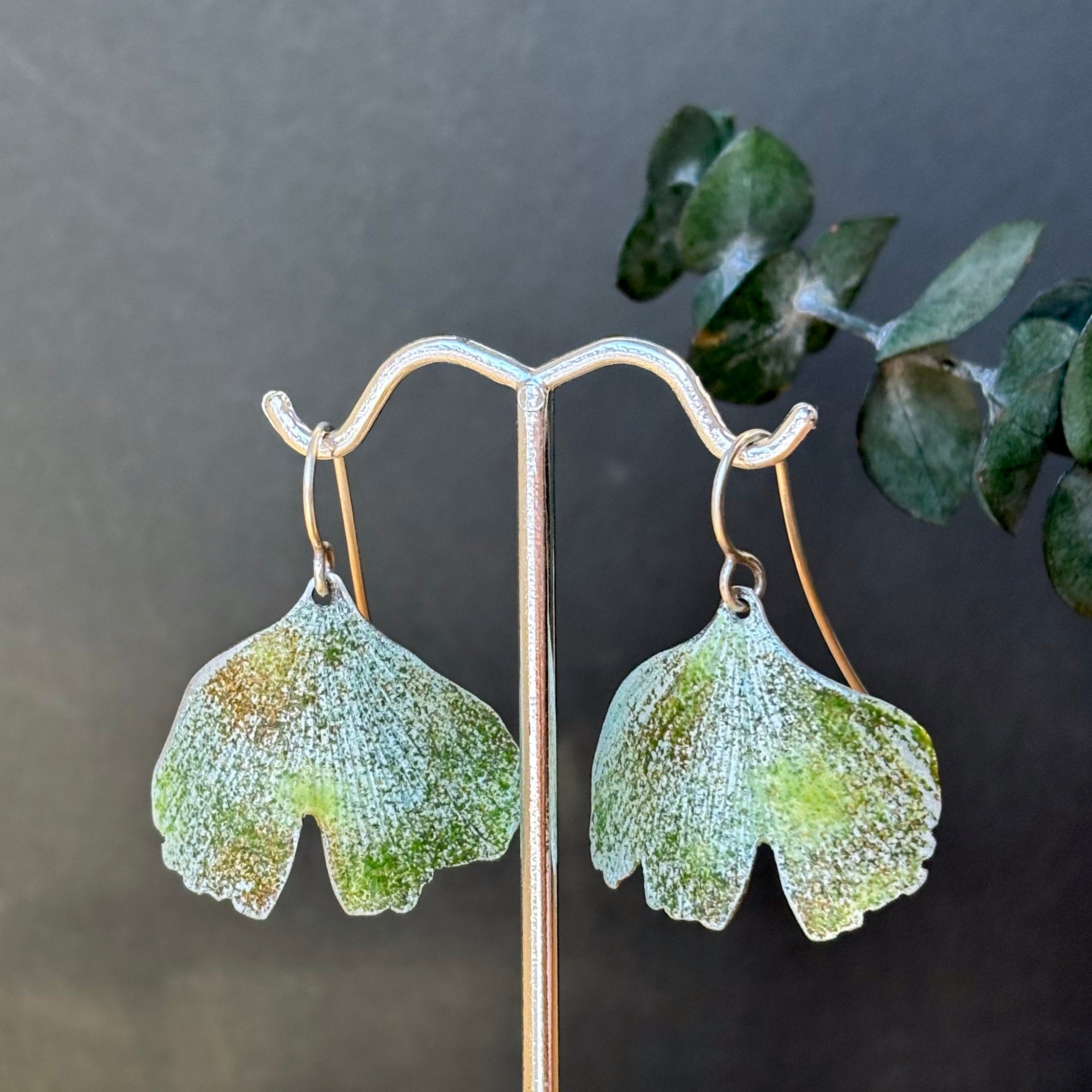 Galili Ellis, Ginkgo Leaf Earrings