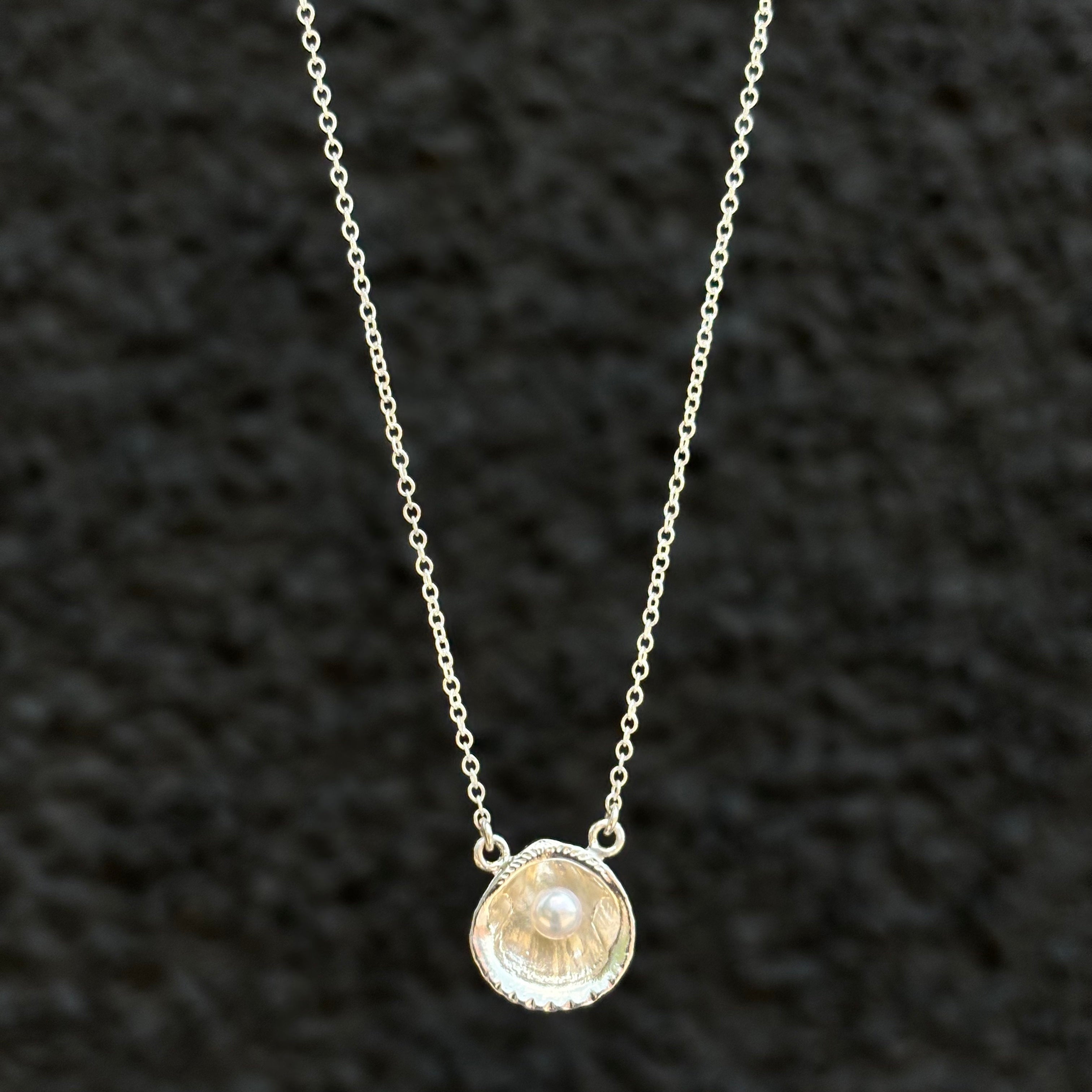 Kathryn Rebecca, Shell with Pearl Necklace