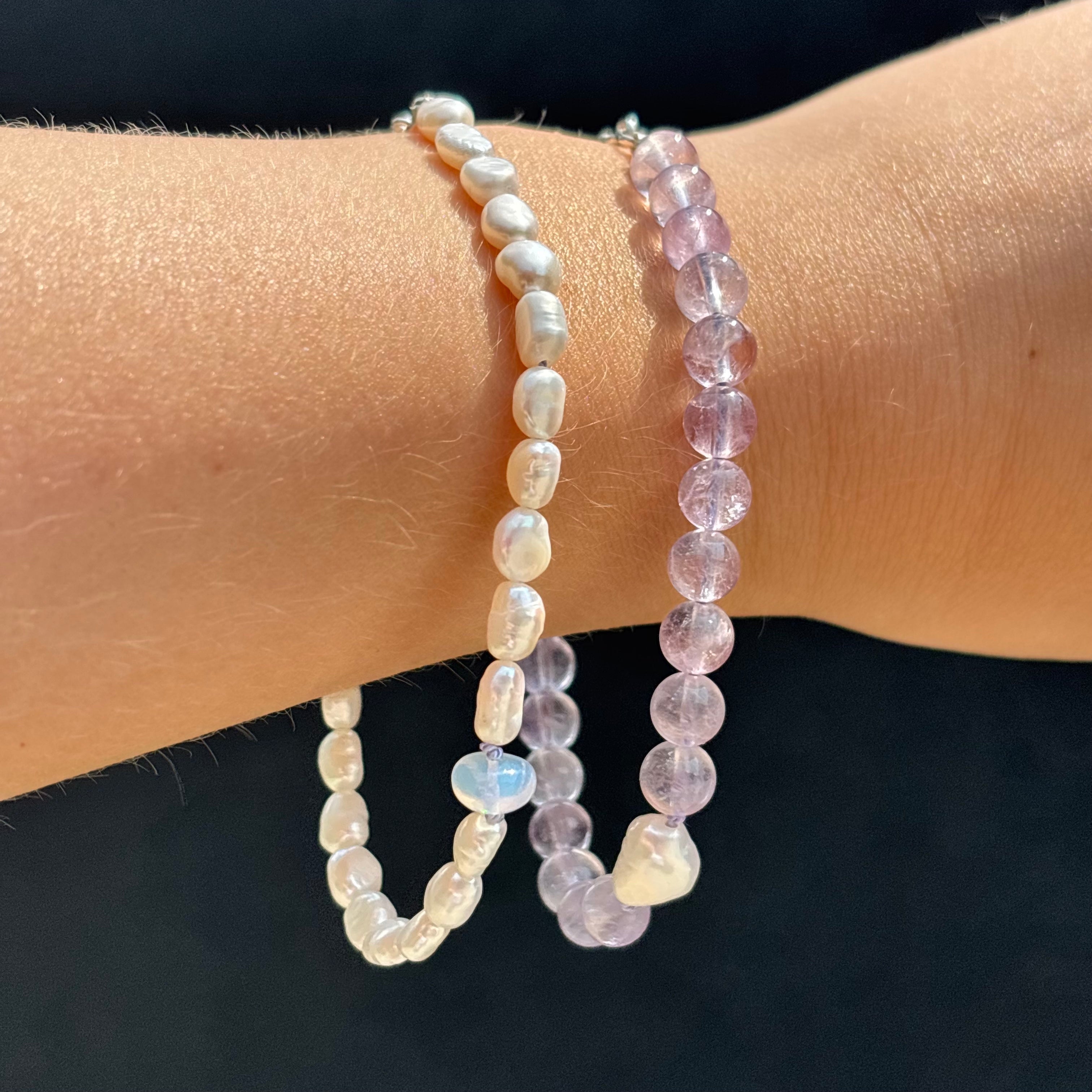 Kathryn Rebecca, Beach Bracelet - Pearl