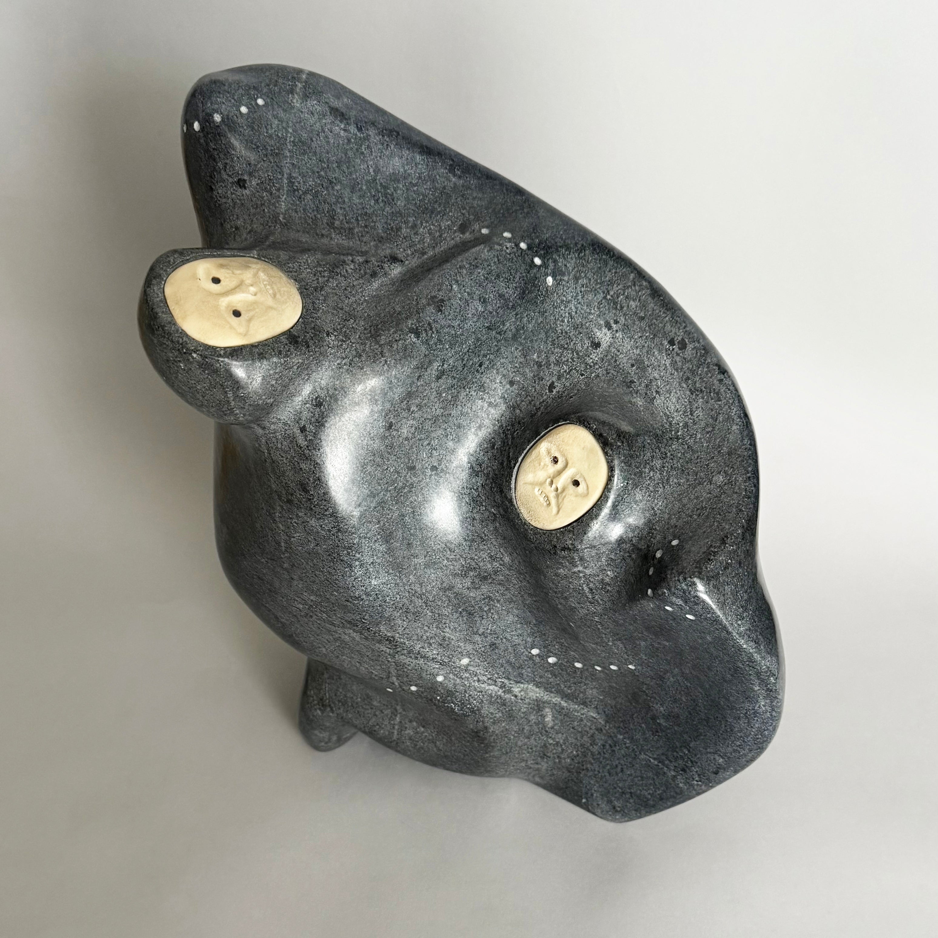 Father & Son Sheltering from the Rain, Mattiusi Iyaituk