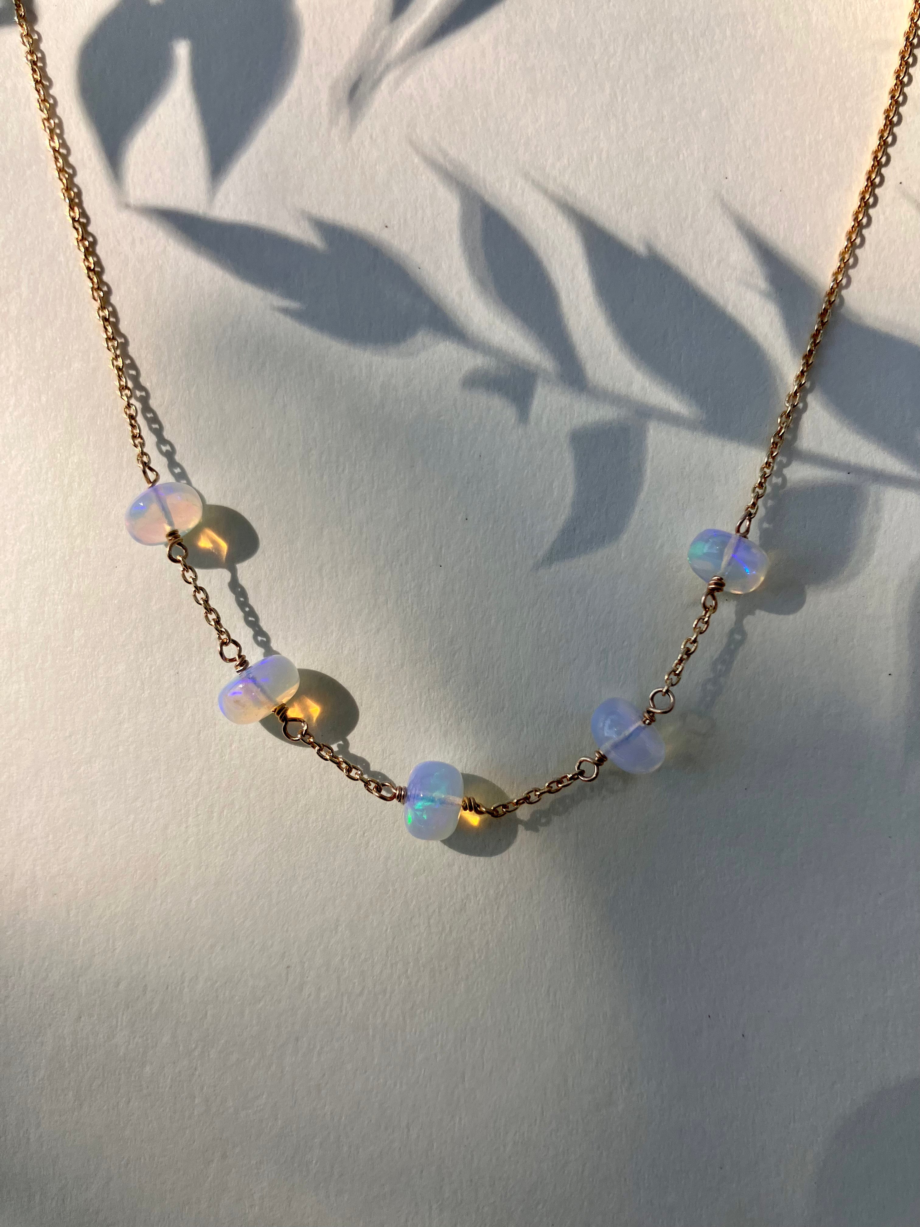 Kathryn Rebecca, Found Jewel Opal Necklace